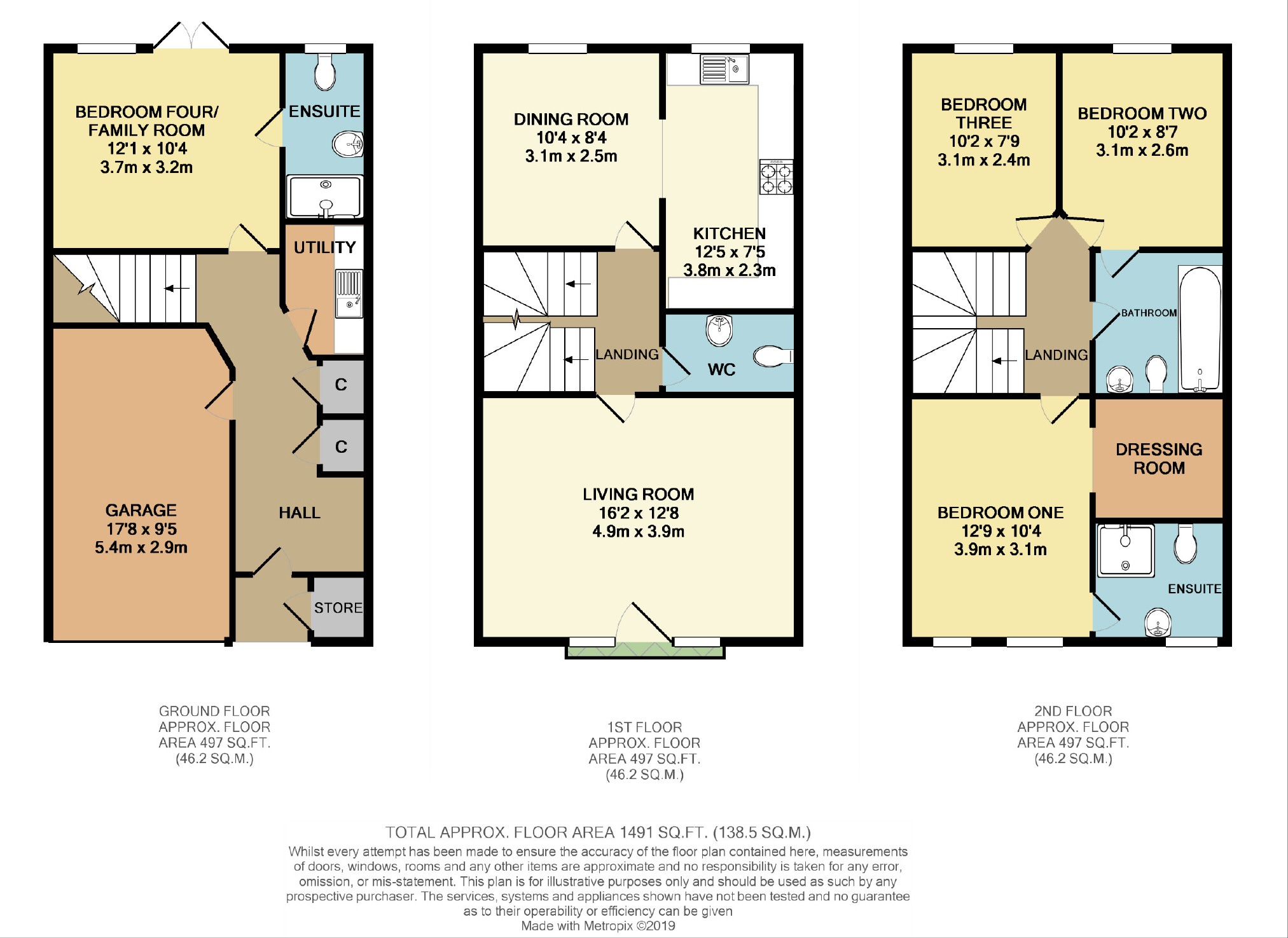 4 Bedrooms Town house for sale in Newland Gardens, Hertford, Hertfordshire SG13