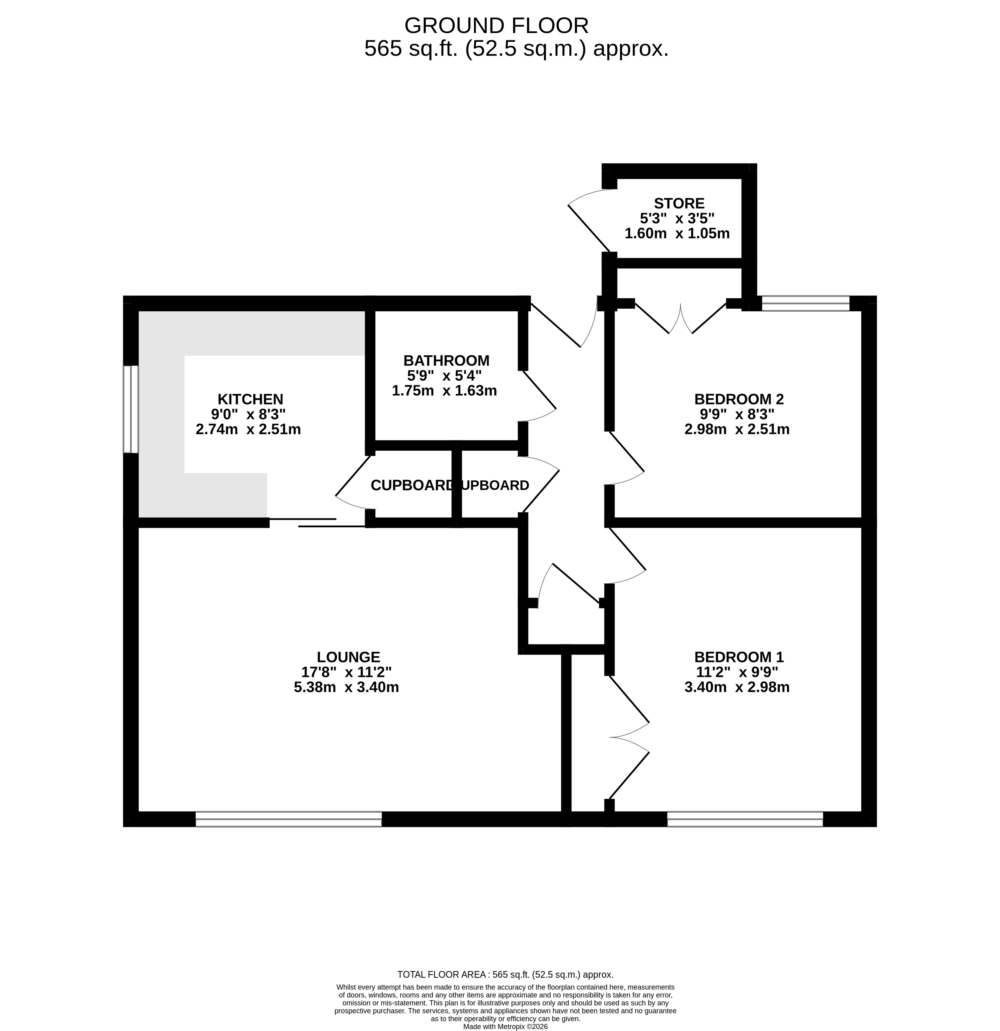 Renton Drive, Leeds floorplan