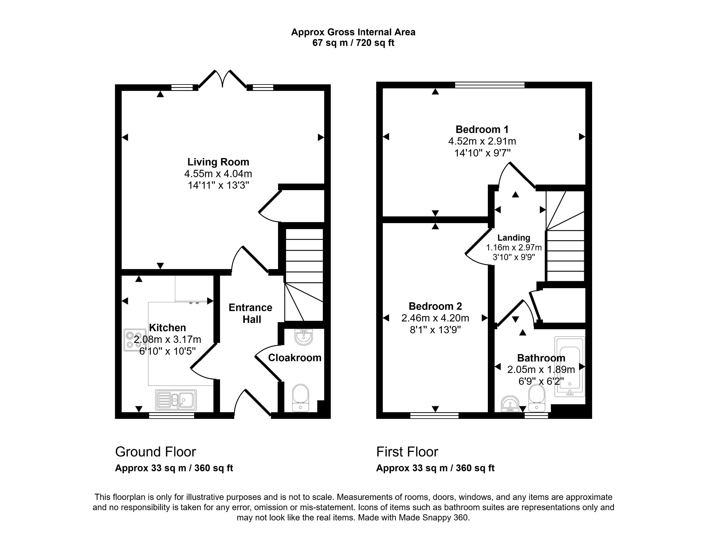 21 Mantell Close, Lewes floorplan