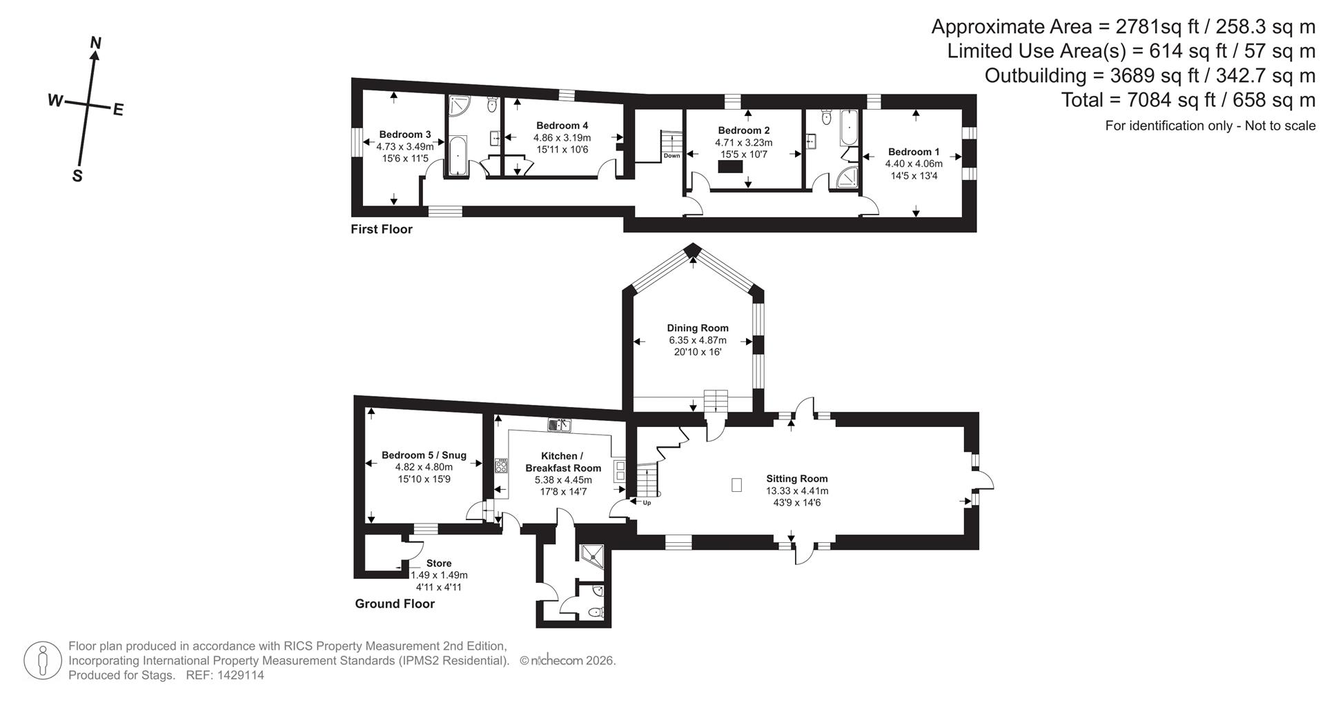 Yeo Valley View, Nymet Rowland floorplan