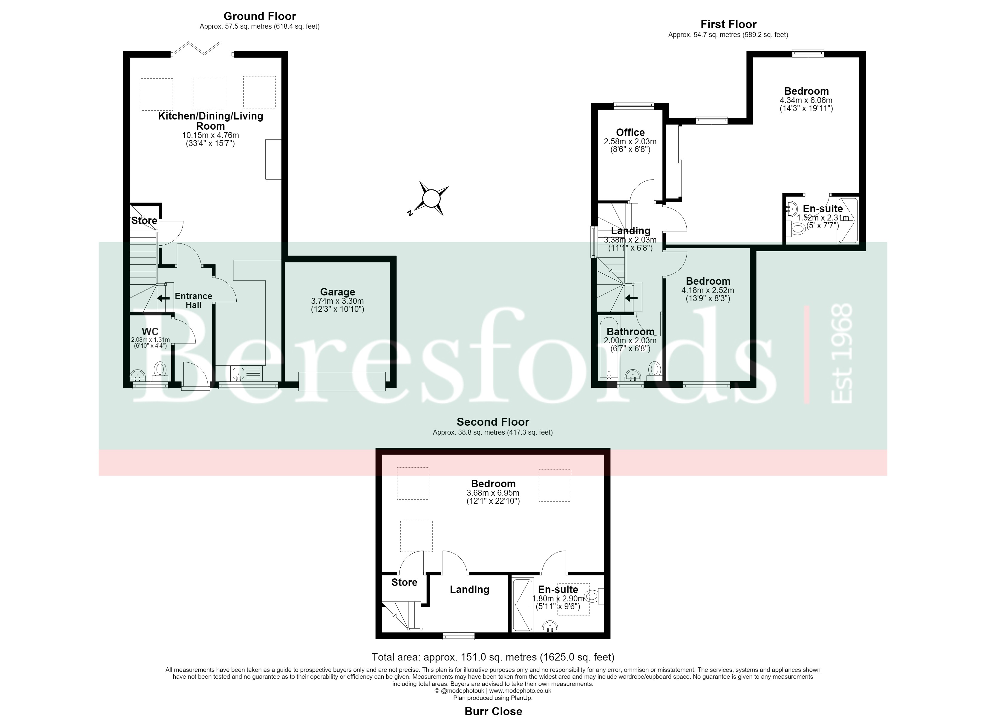 7, Burr Close, Wickford floorplan