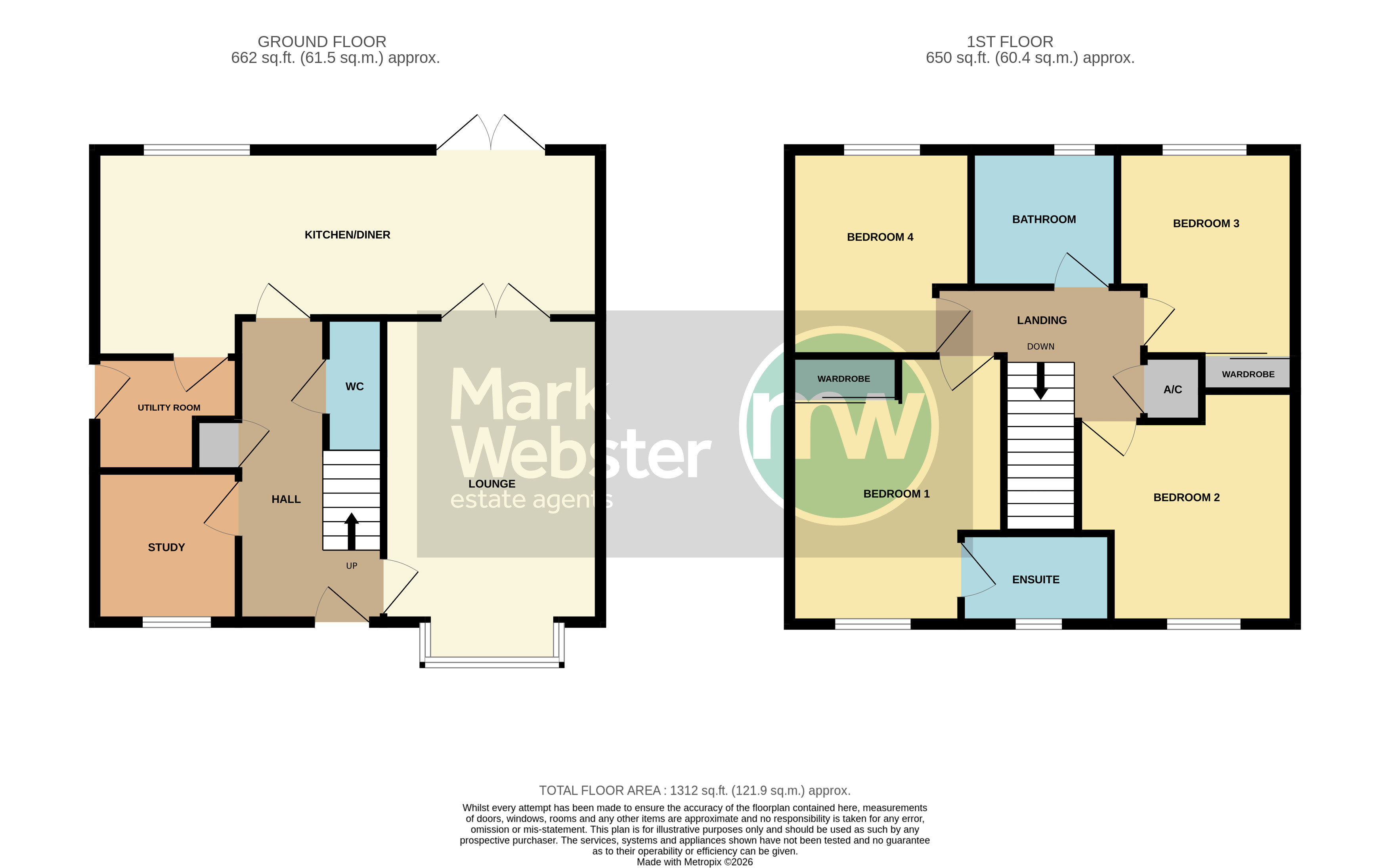18, Fieldon Drive, Atherstone floorplan