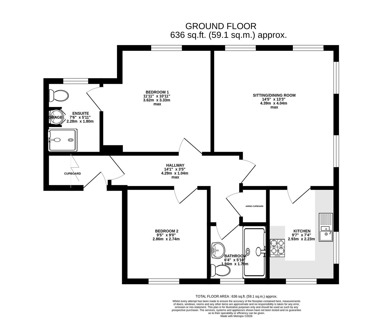 21 Fordington Dairy, Athelstan Road, Dorchester floorplan