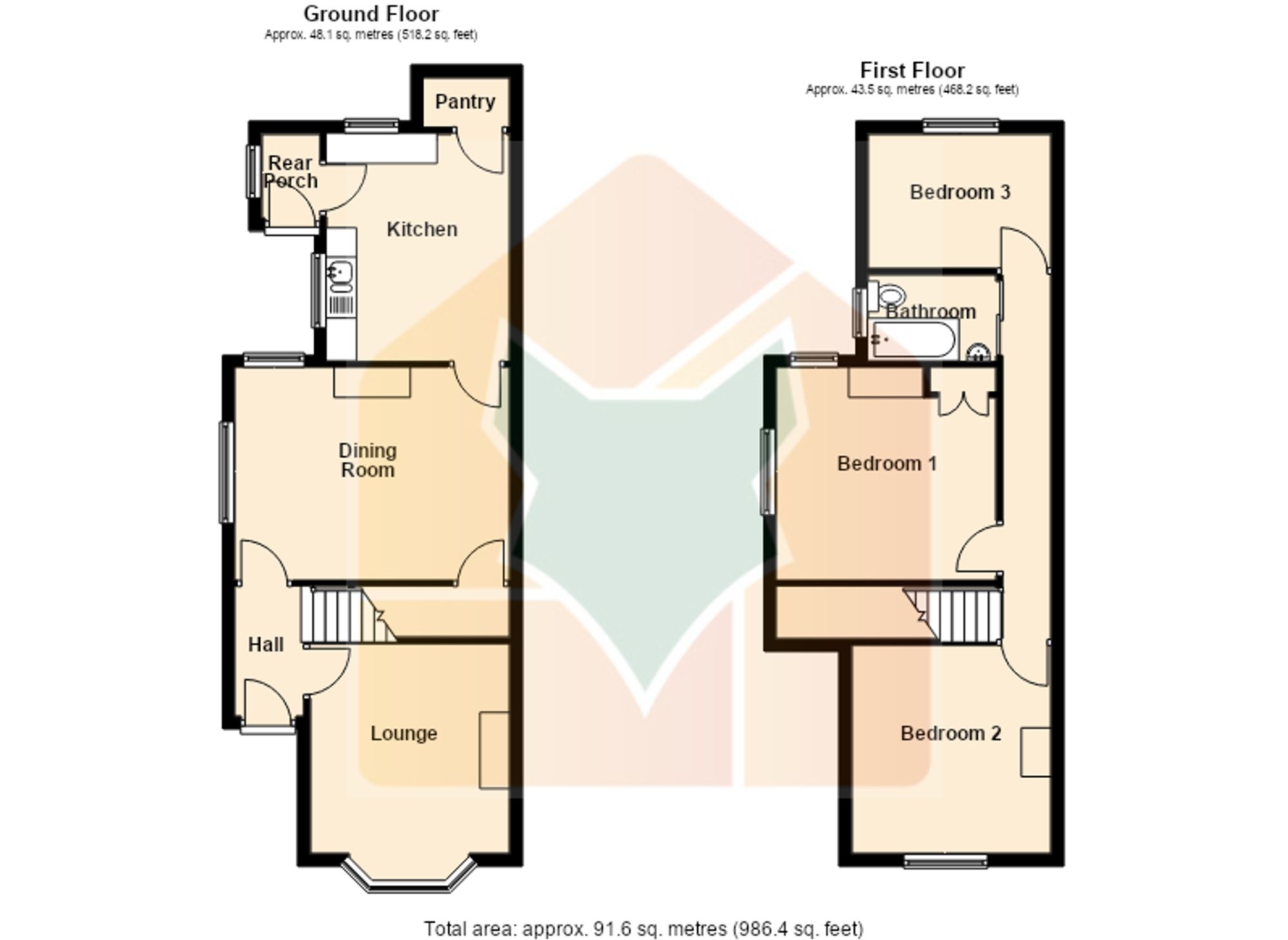 16 Lea Road West, Gainsborough floorplan