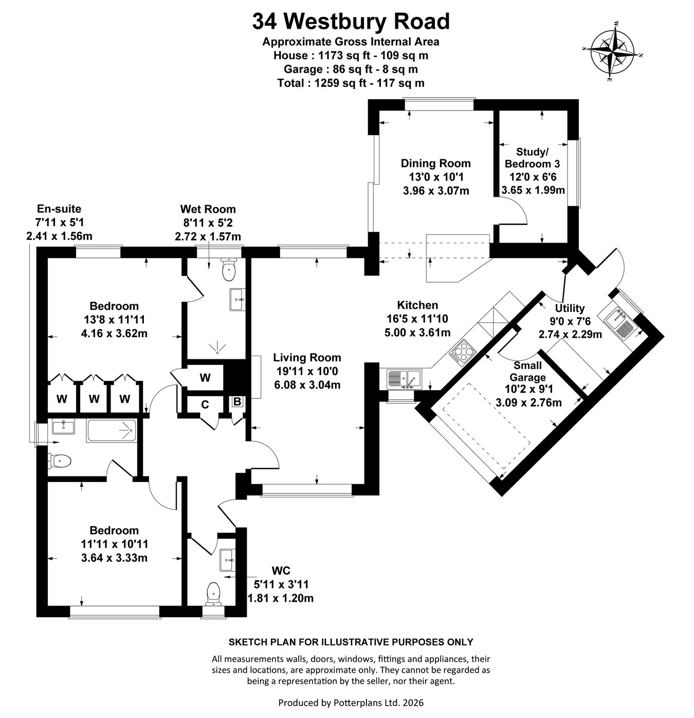 34, Westbury Road, Cheltenham floorplan