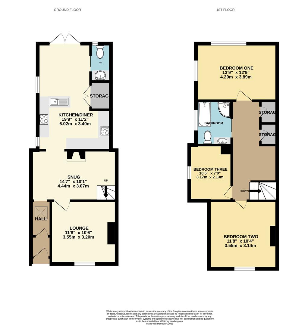 17, North Street, Heathfield floorplan