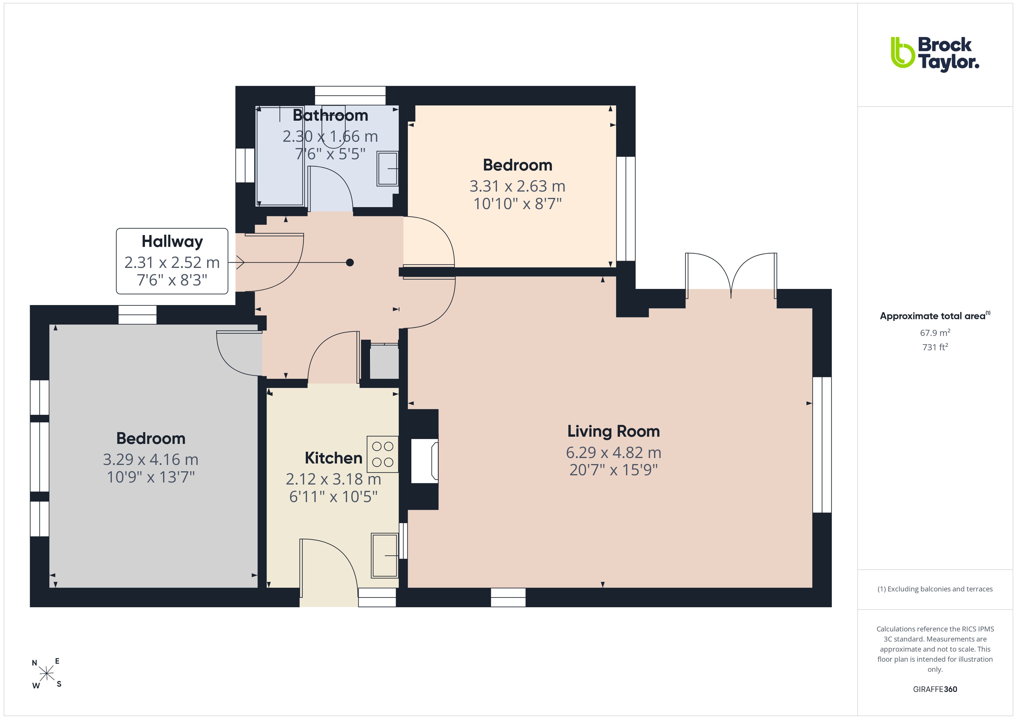 44, Penland Road, Haywards Heath floorplan