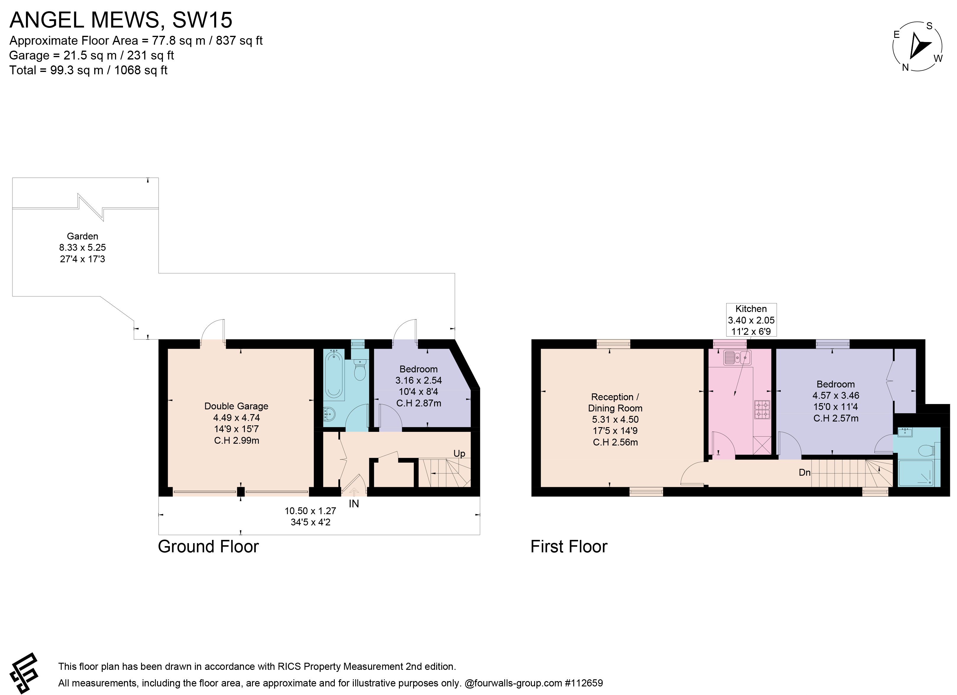 2, Angel Mews, London floorplan