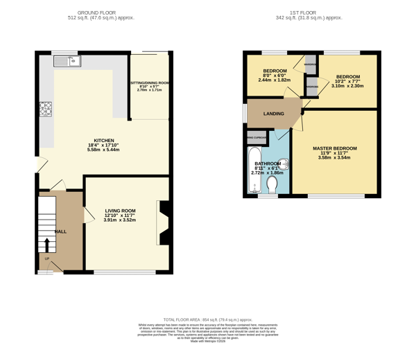 28, Patterdale Road, Manchester floorplan