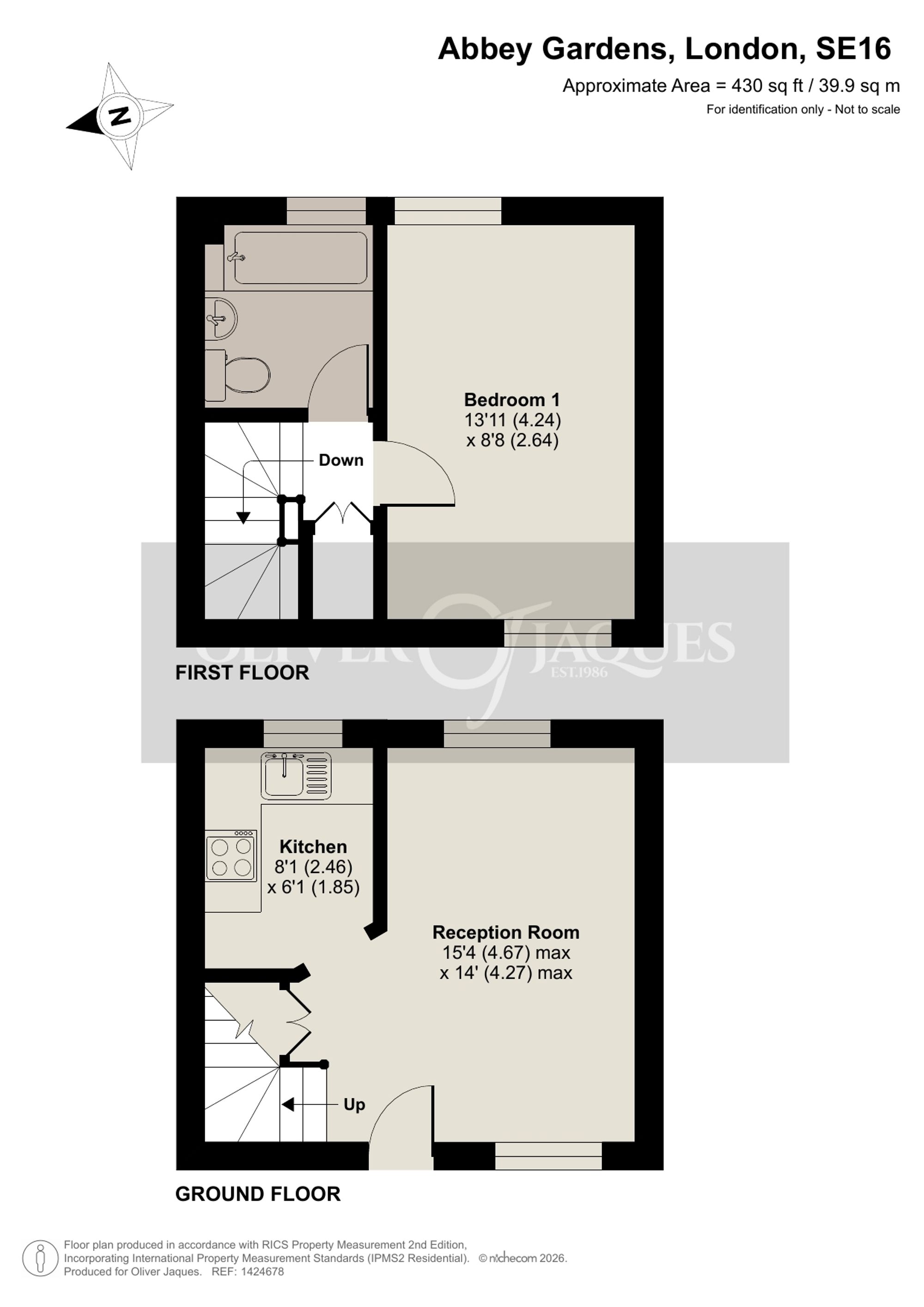 9 Abbey Gardens, London floorplan
