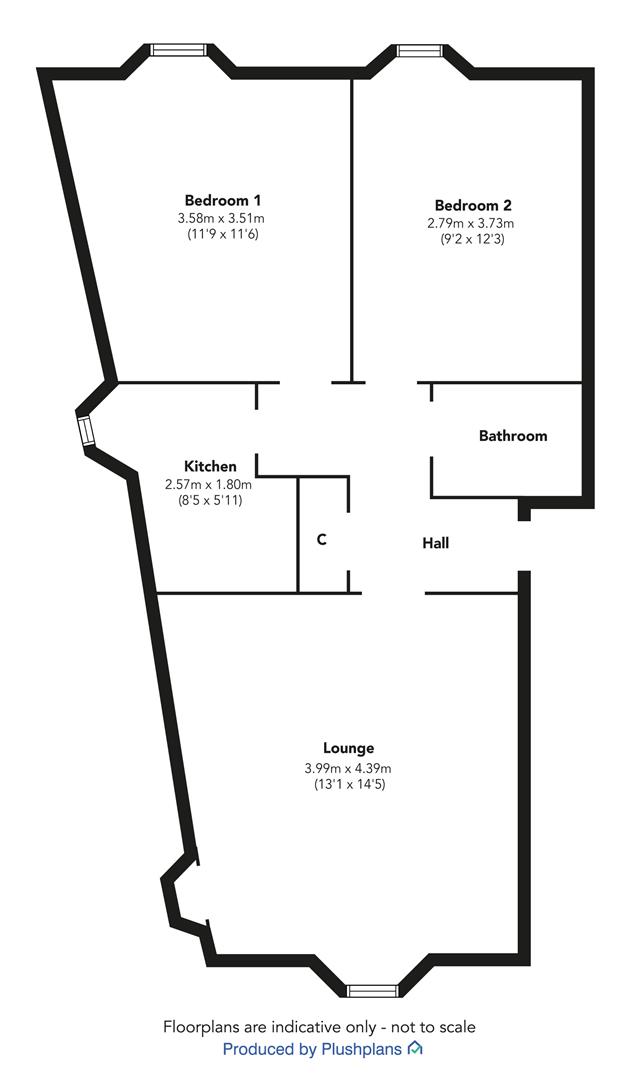1.1, 6, Nelson Street, Greenock floorplan