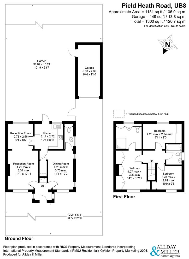 185, Pield Heath Road, Uxbridge floorplan