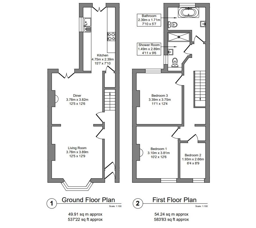 48, Seagrave Road, Loughborough floorplan