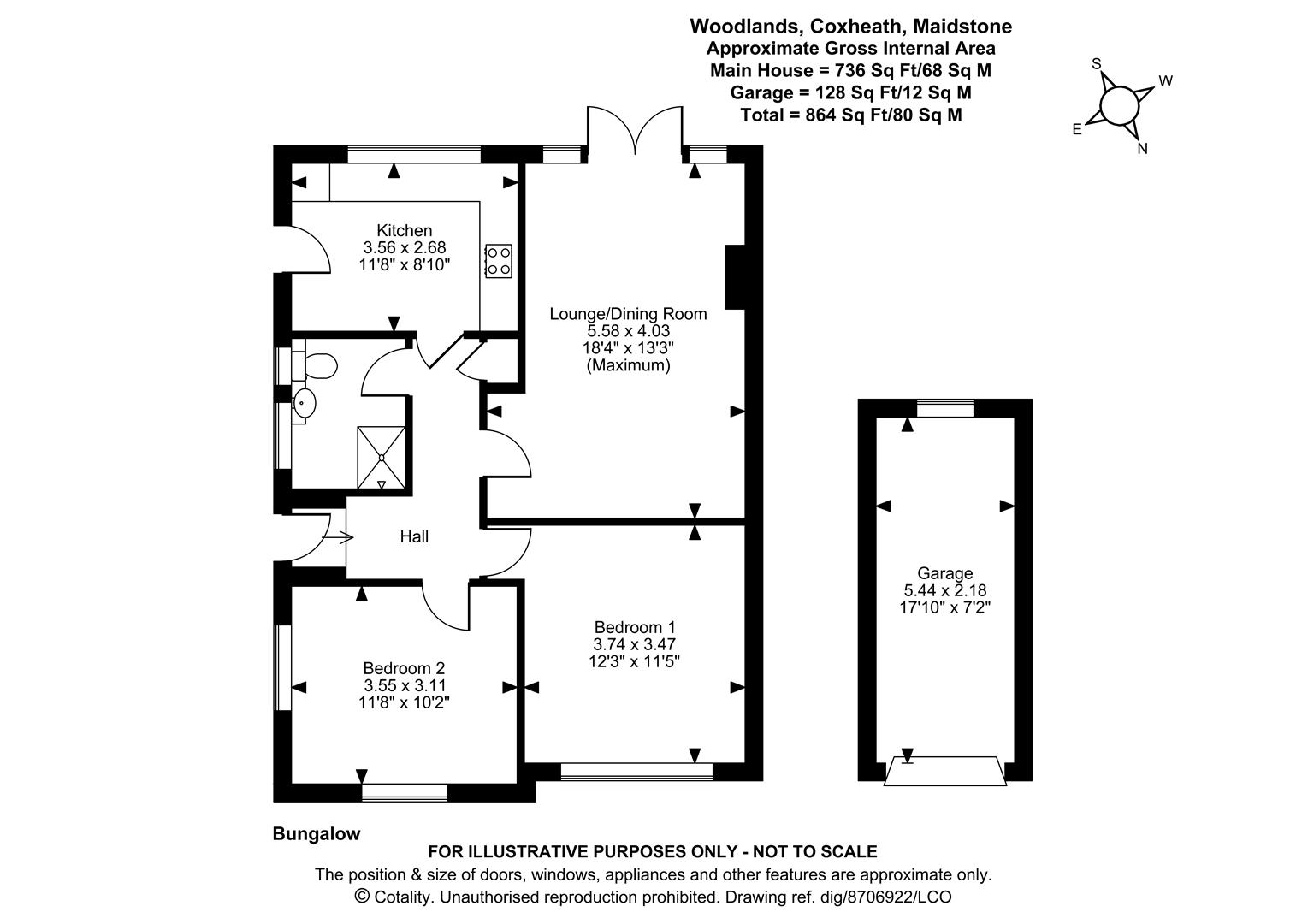 21, Woodlands, Maidstone floorplan