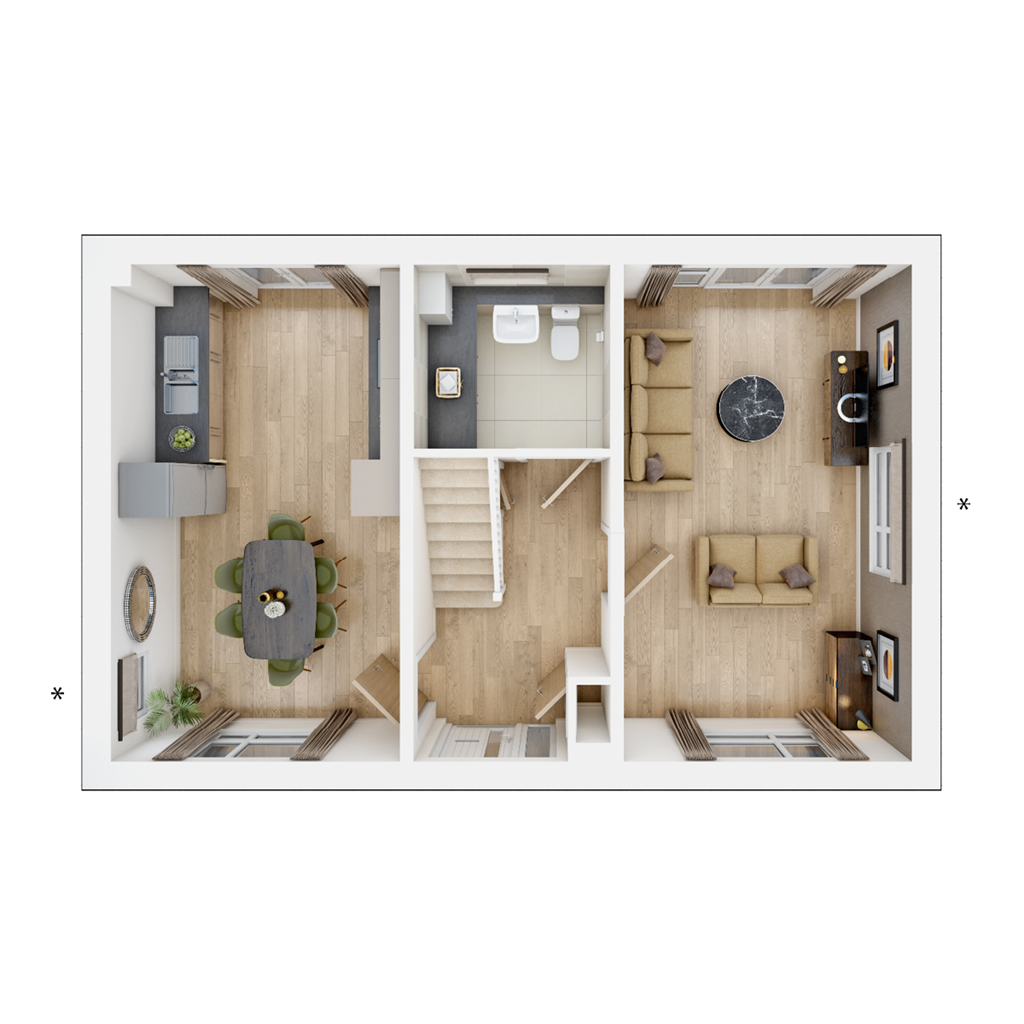 The Carrdale - Plot 182, Glenvale Park, Beaumont Road, Wellingborough floorplan