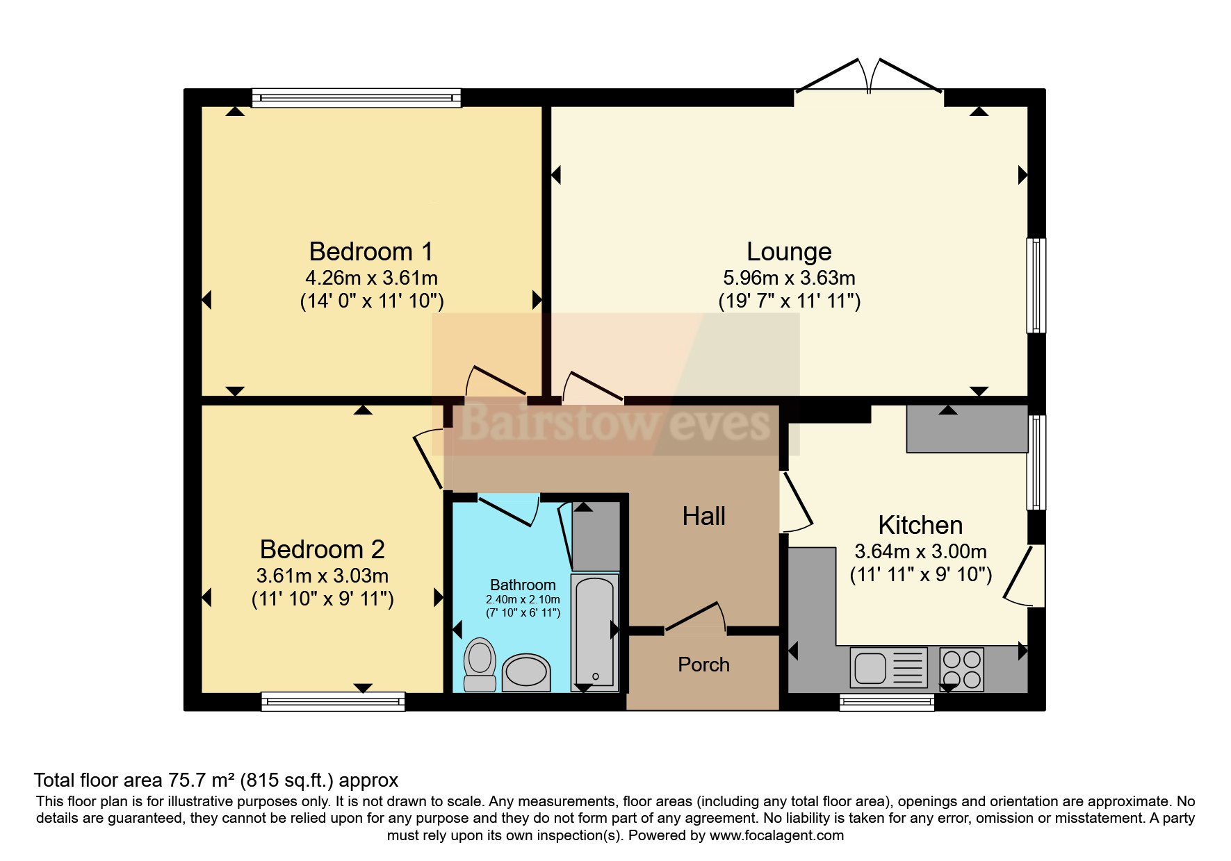 39, Birds Lane, Nottingham floorplan