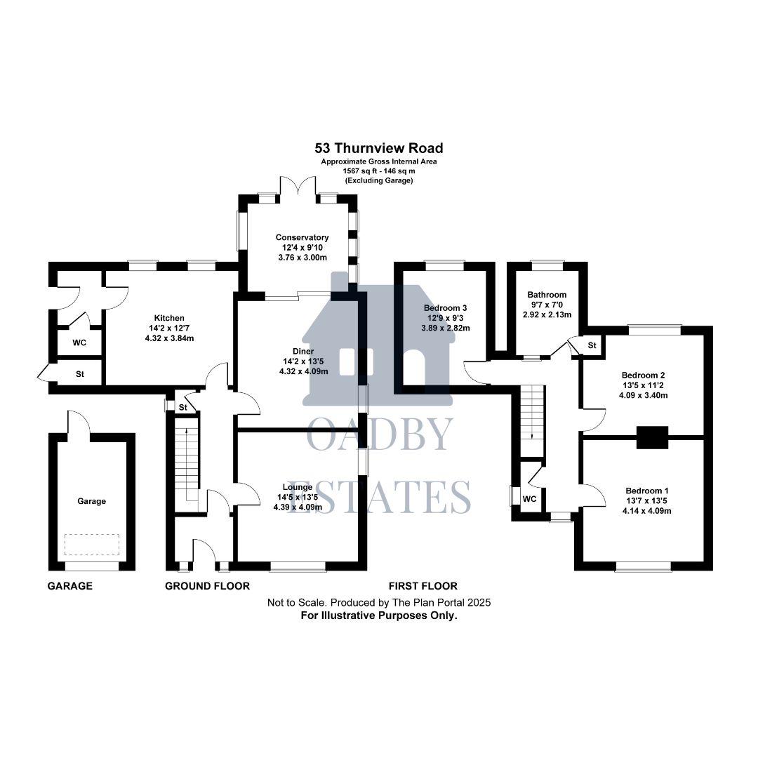 53, Thurnview Road, Leicester floorplan