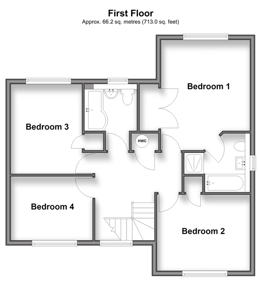Mallard Drive Ridgewood, Uckfield floorplan