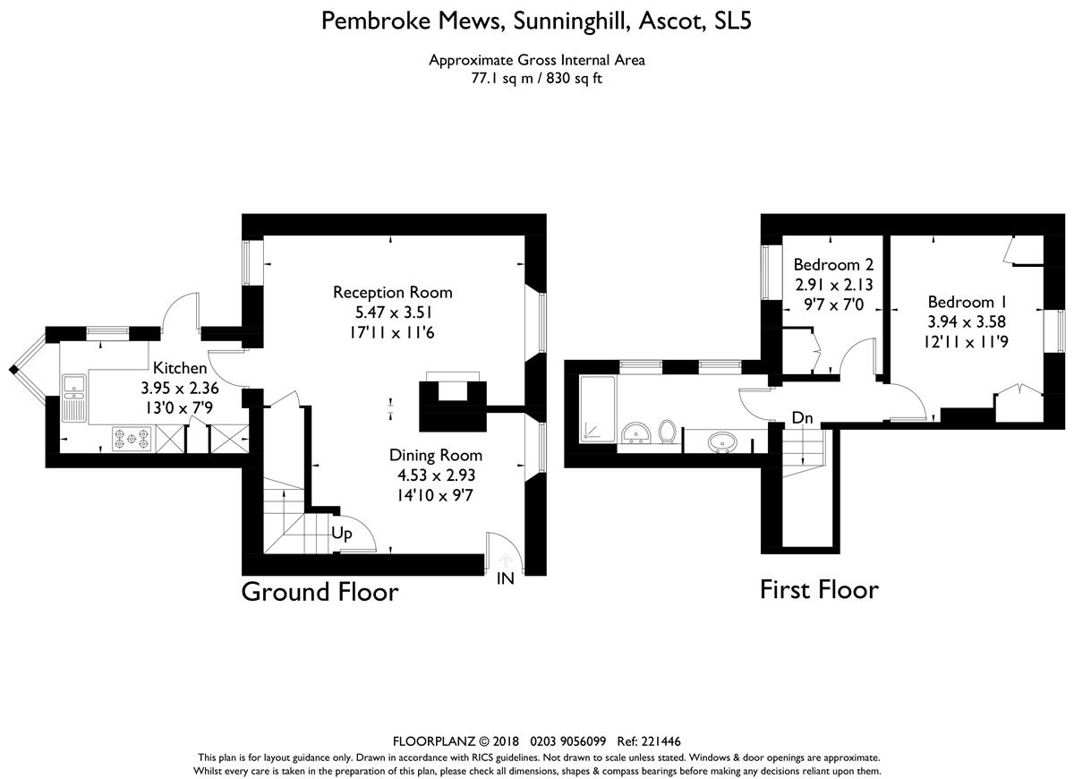 2 Bedrooms Terraced house for sale in Pembroke Mews, Sunninghill, Ascot SL5