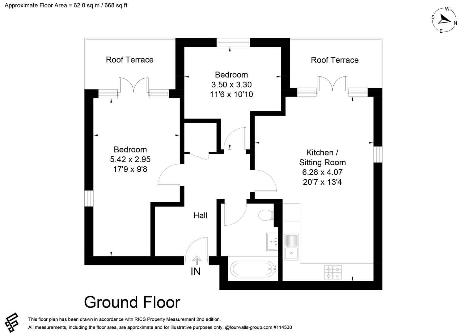 Flat 2, 8 Coulsdon Road, Coulsdon floorplan