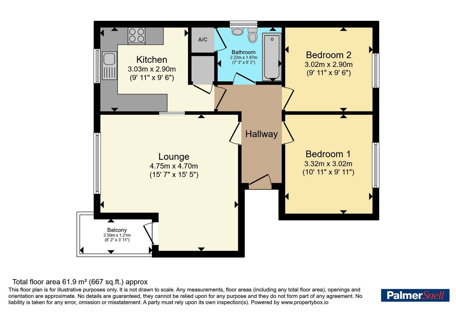 45 Harkwood Court,, Manton Road, Dorset floorplan