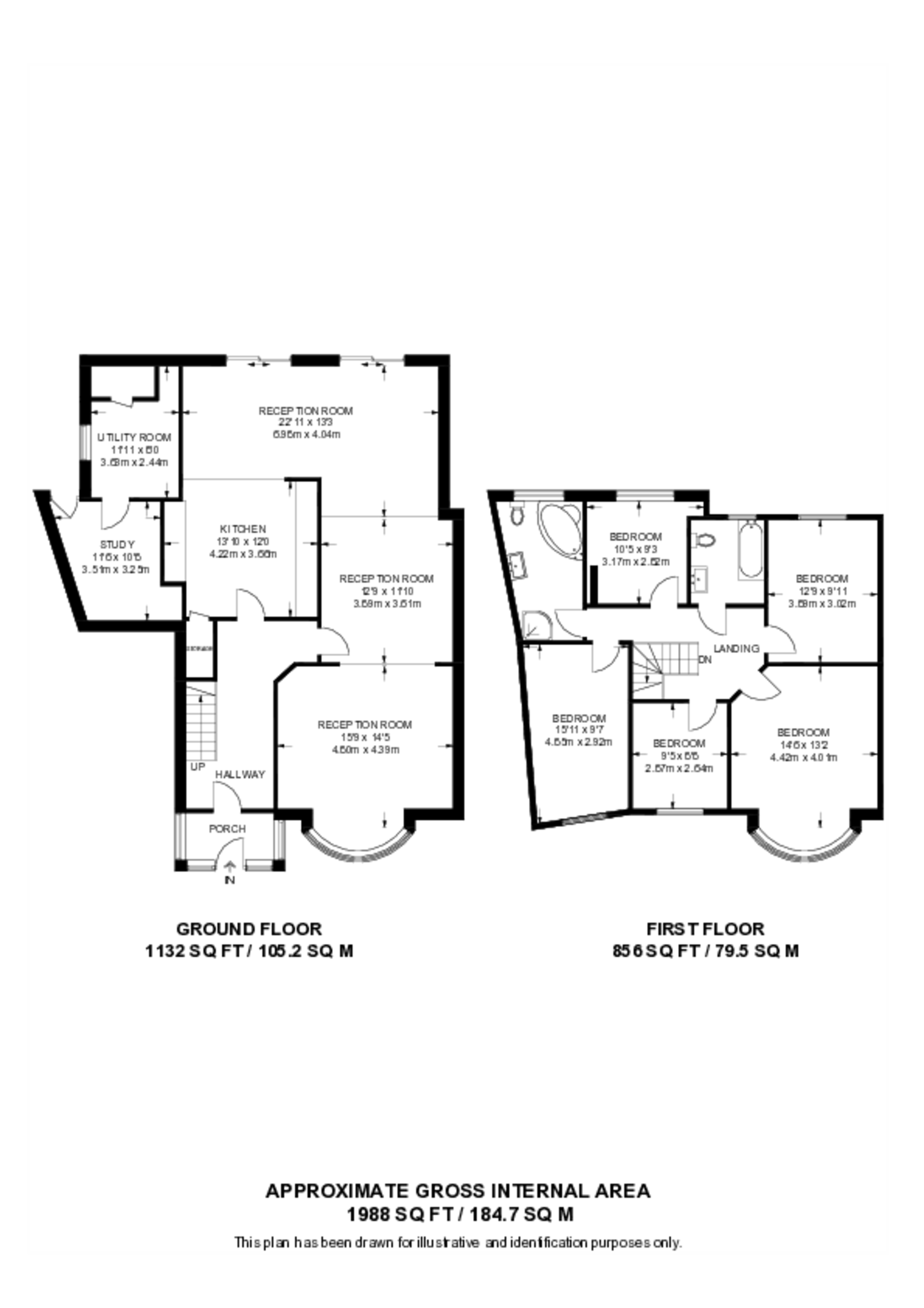 Langley Crescent, Wanstead floorplan