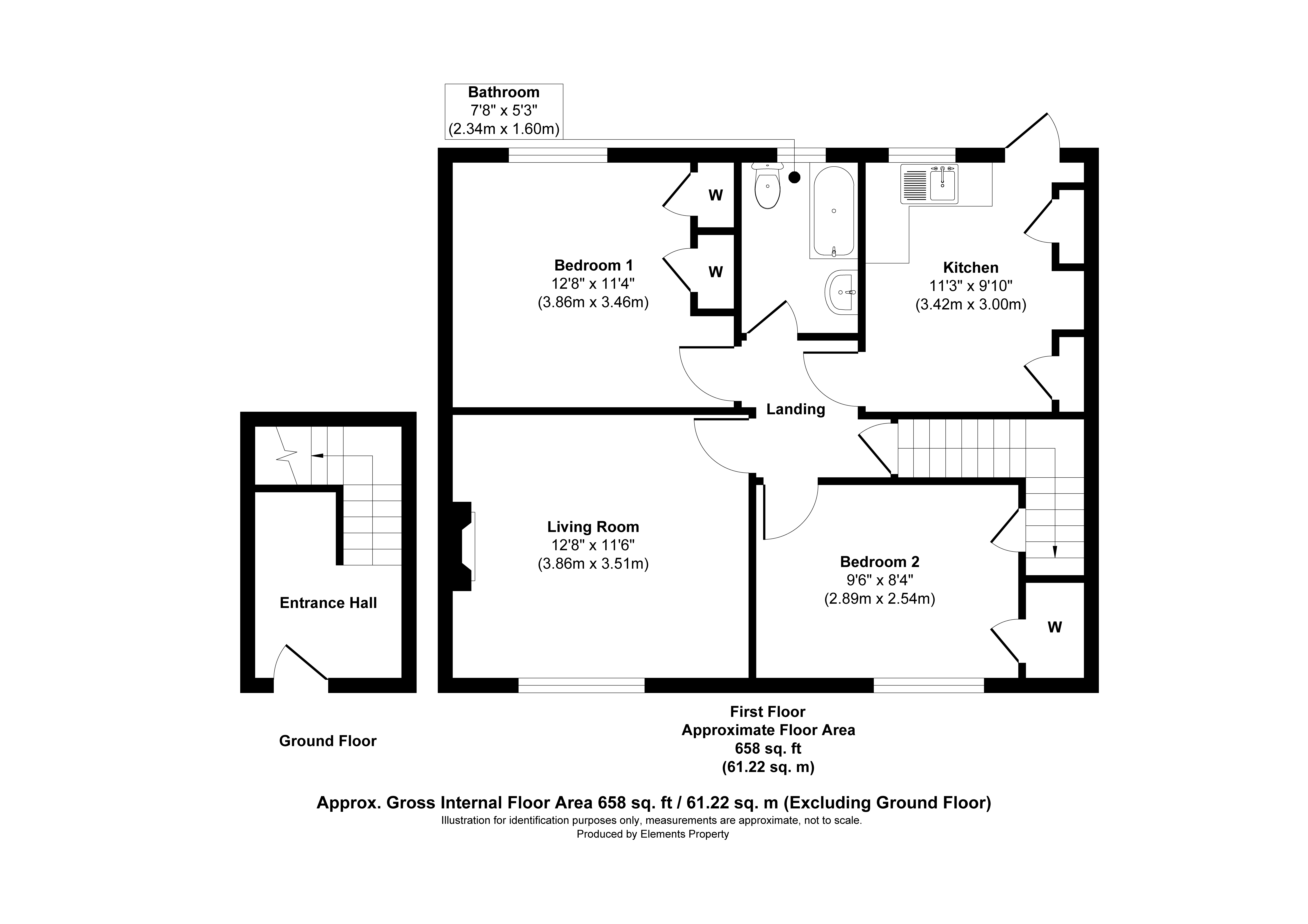 15A, May Crescent, Guildford floorplan