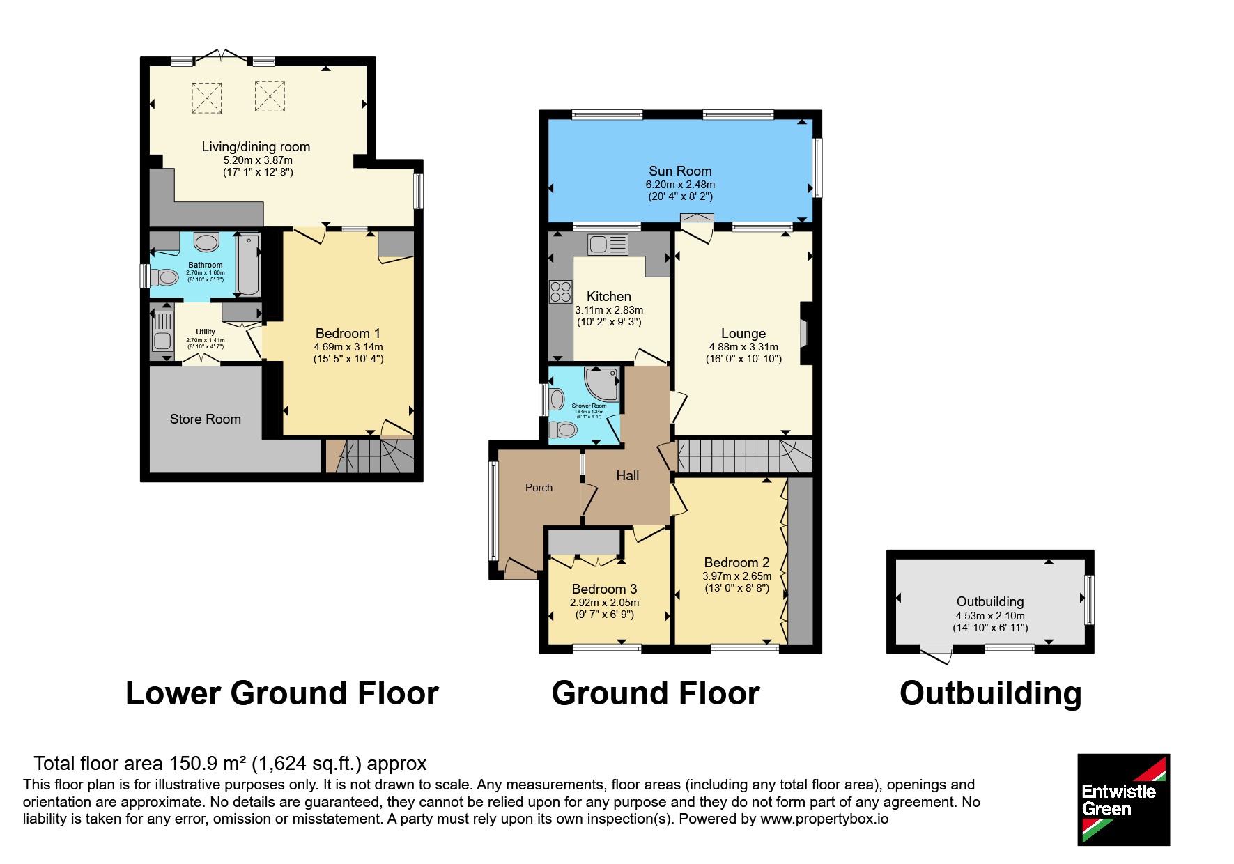 38, Walker Grove, Morecambe floorplan