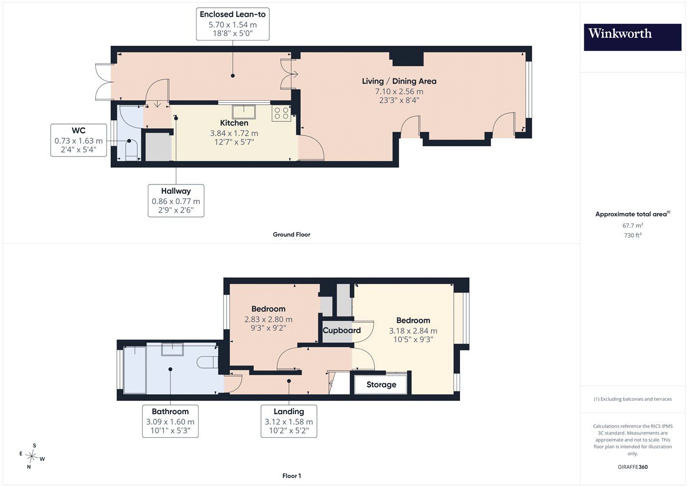 35, Blenheim Gardens, Reading floorplan