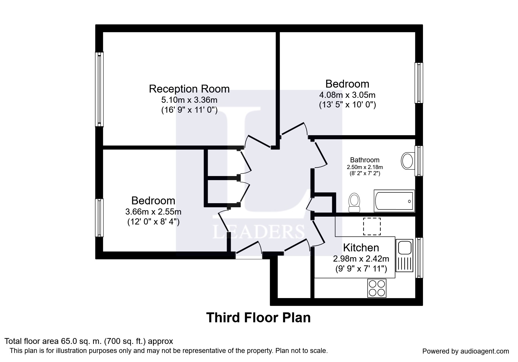 2 Bedrooms Flat to rent in Dacres Road, London SE23