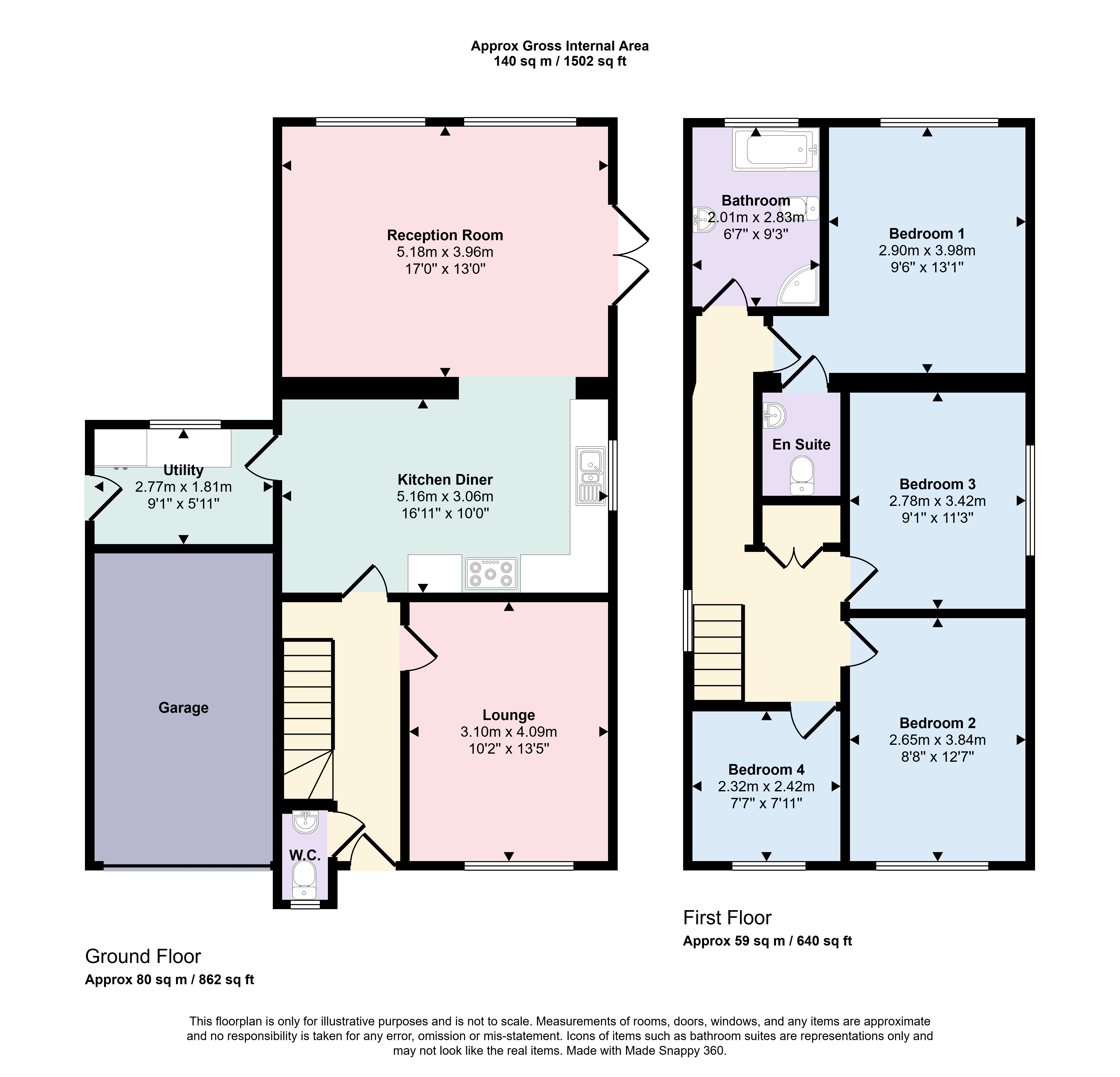 57, Erw Non, Llanelli floorplan