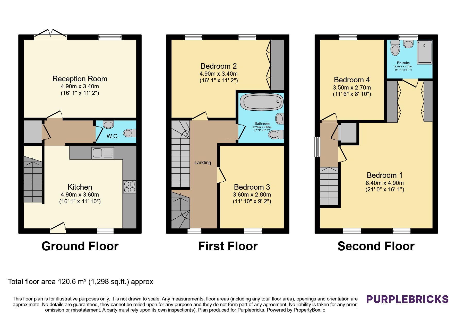 310, Longacres, Bridgend floorplan