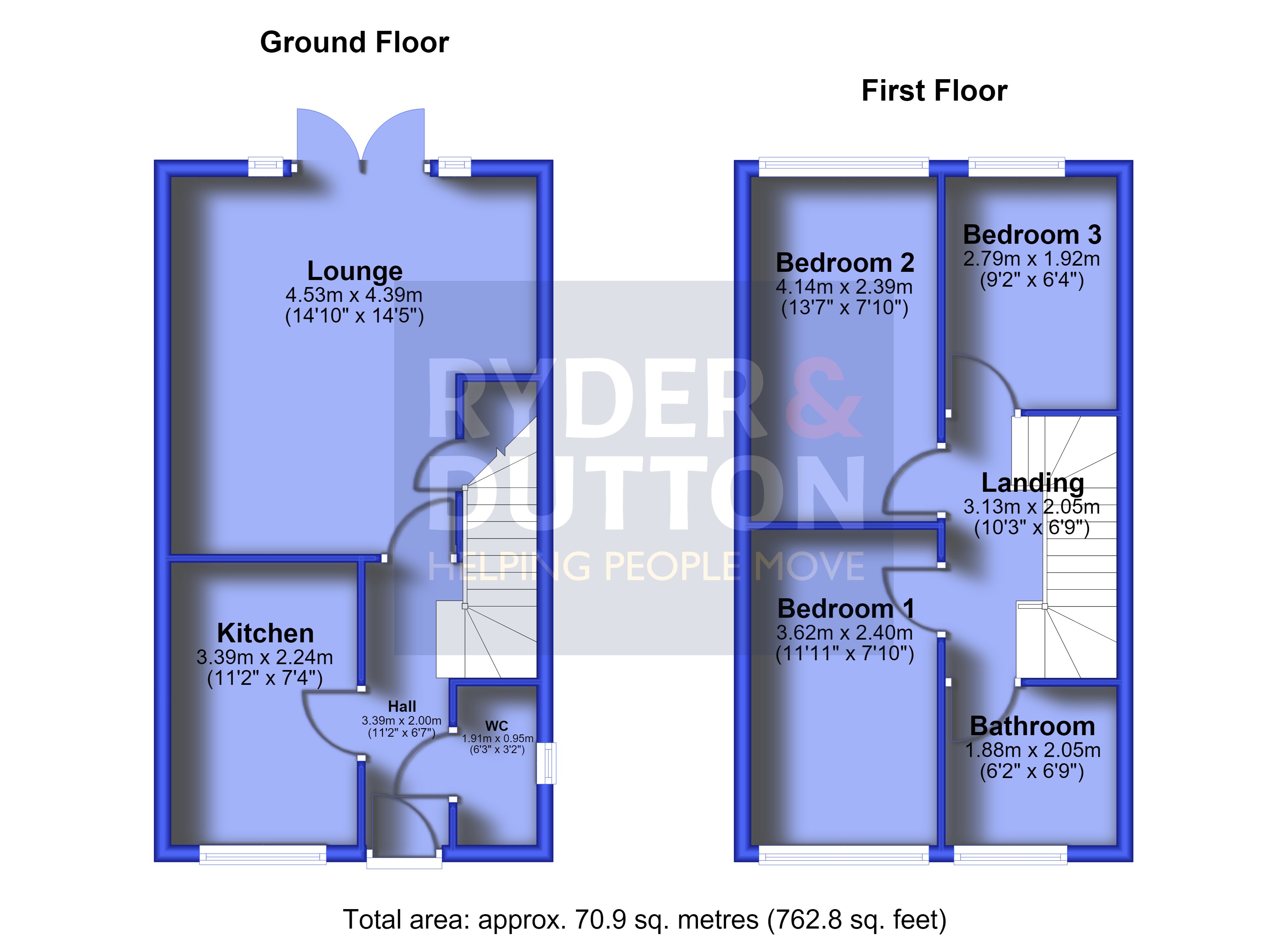 11, Kirkfell Drive, Manchester floorplan