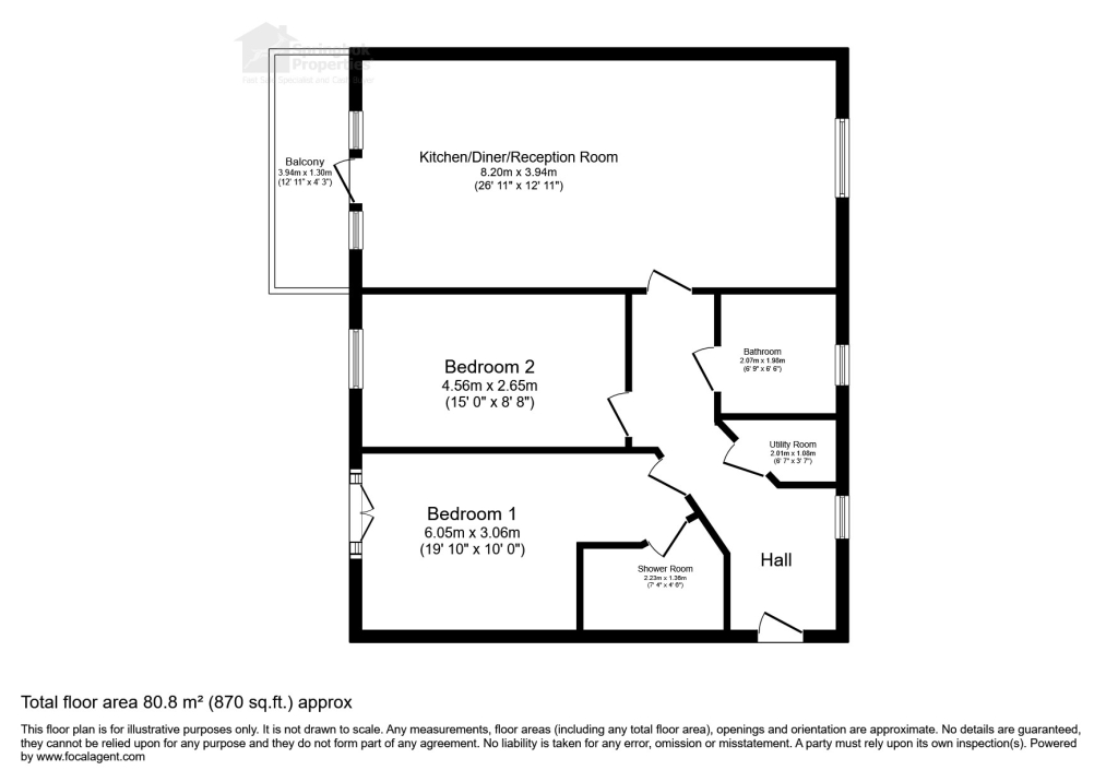 13, The Sail, Ramsgate floorplan