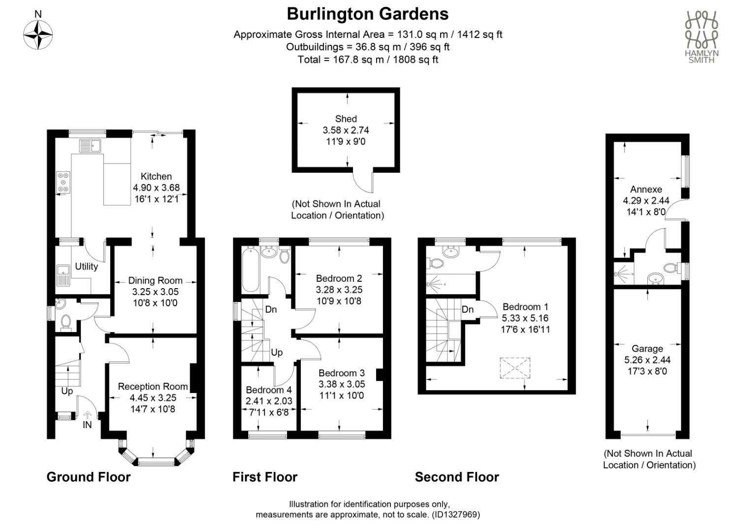 23, Burlington Gardens, Portslade floorplan
