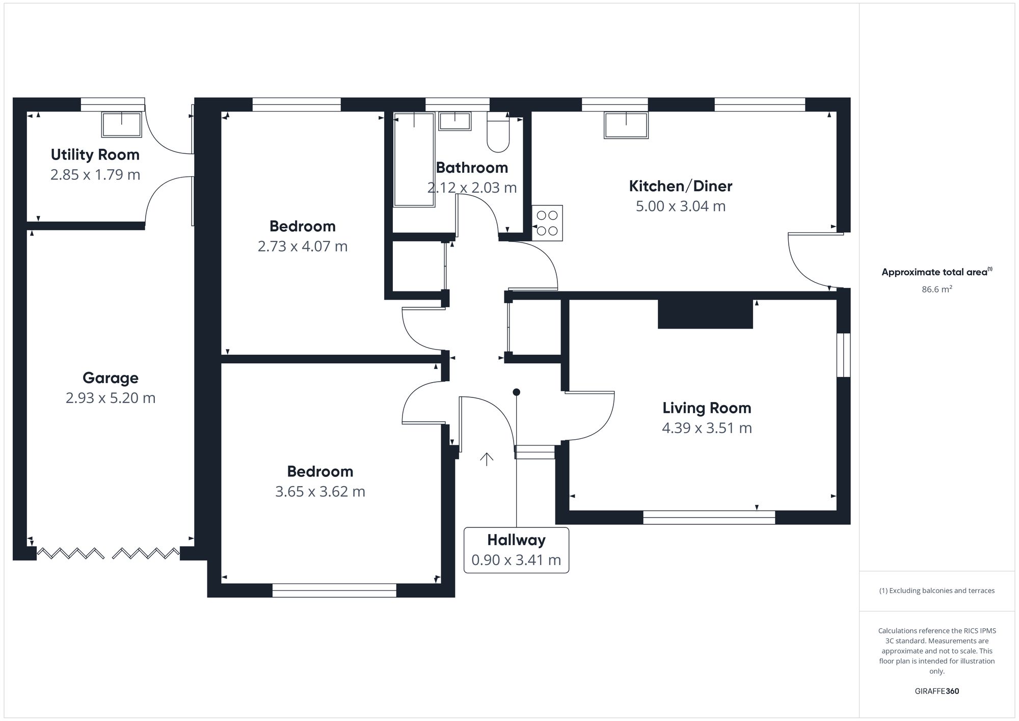 Redcot Alexandra Road, Crediton floorplan
