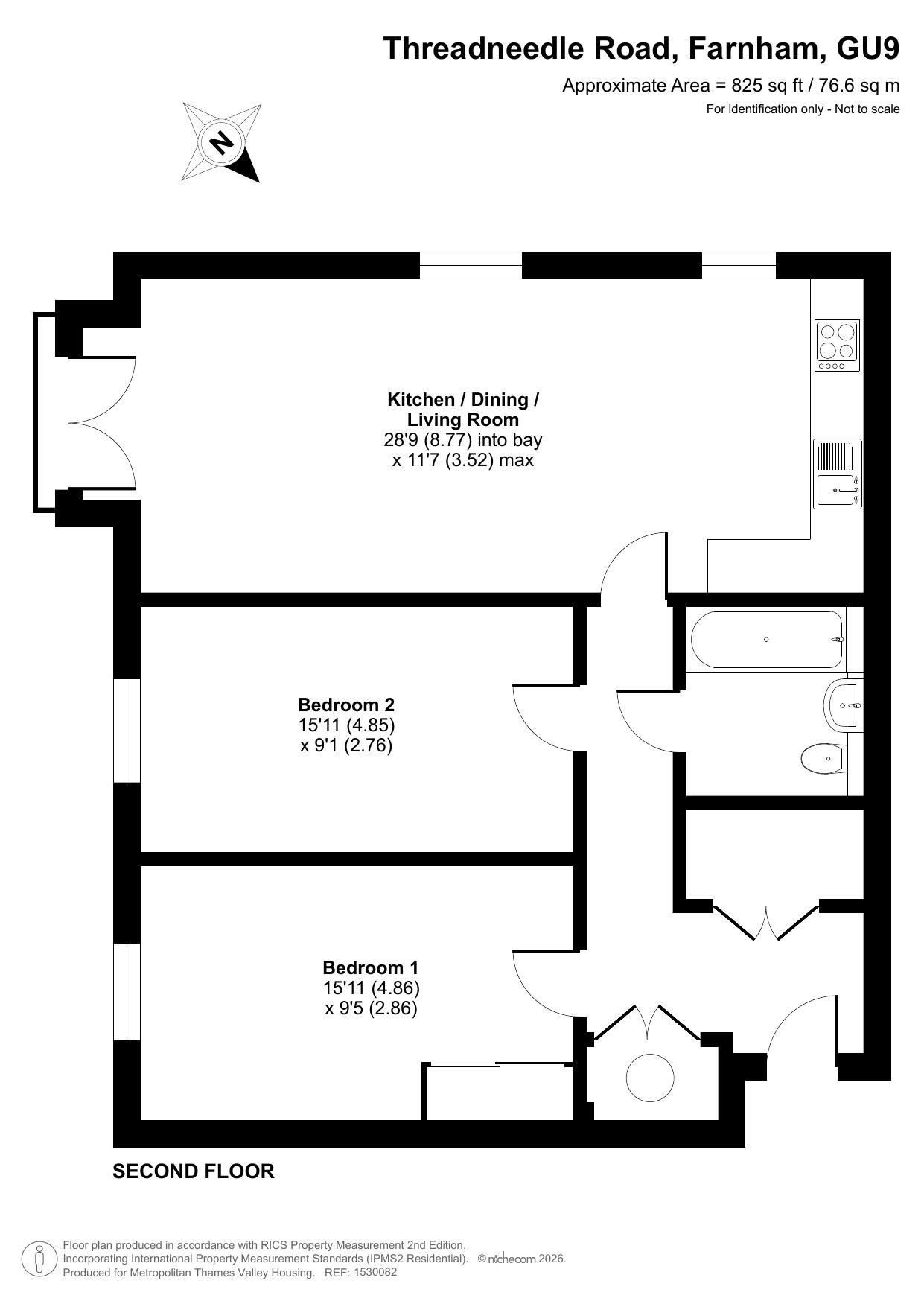 Woodlock Court Threadneedle Road, Farnham floorplan