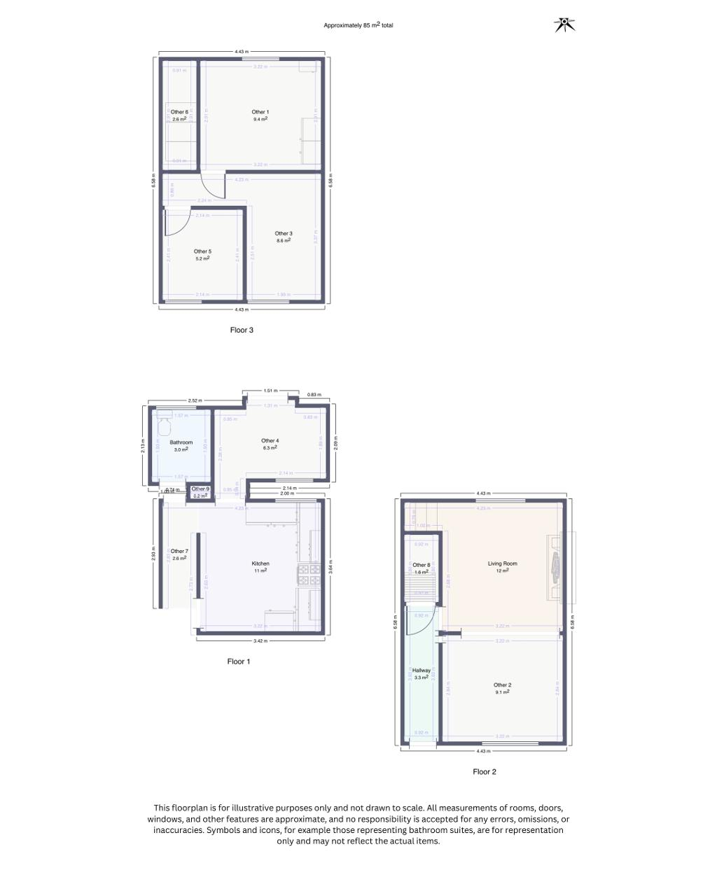 48, Park Street, Mountain Ash floorplan