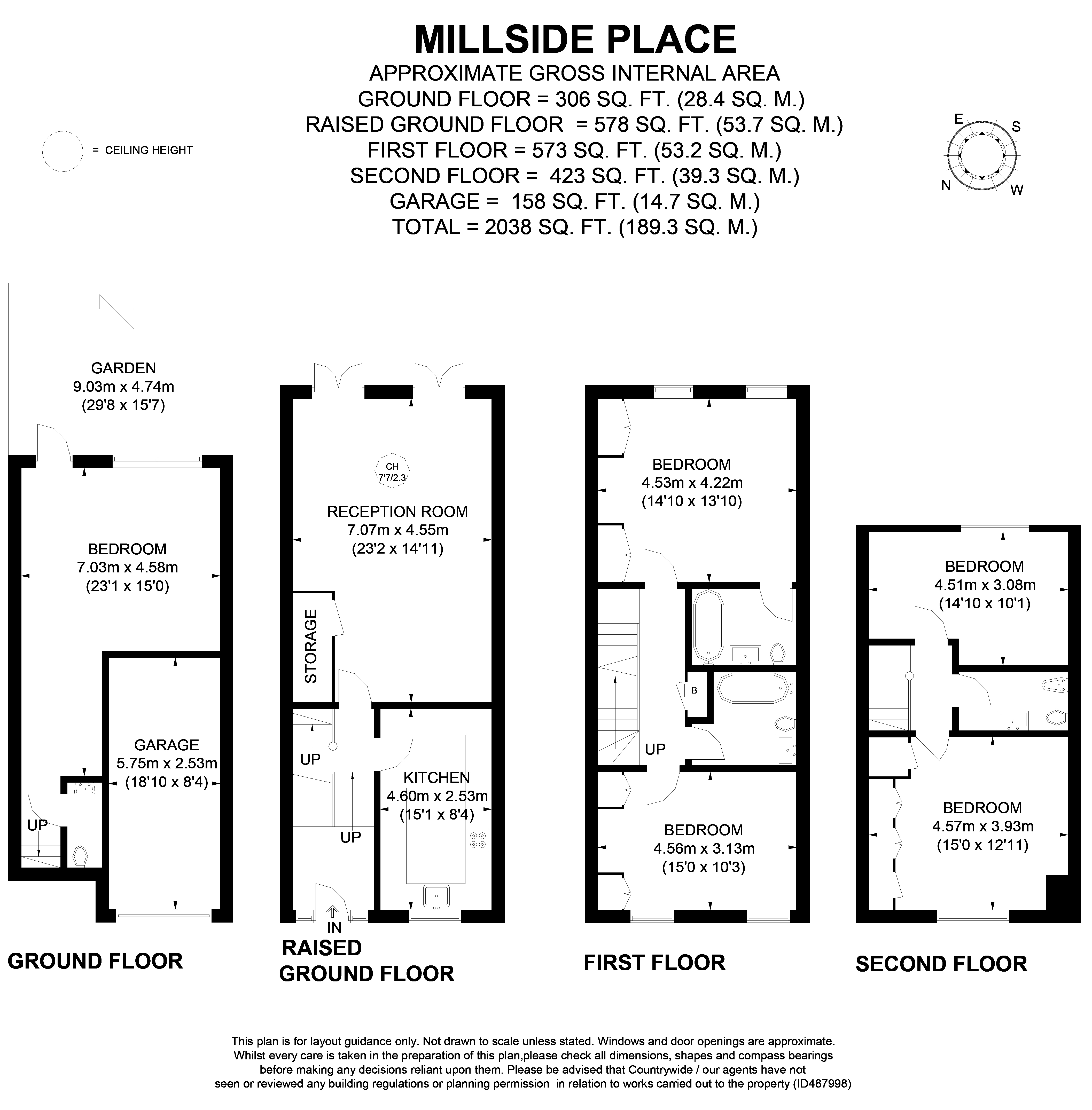 4 Bedrooms Flat to rent in Millside Place, Isleworth TW7