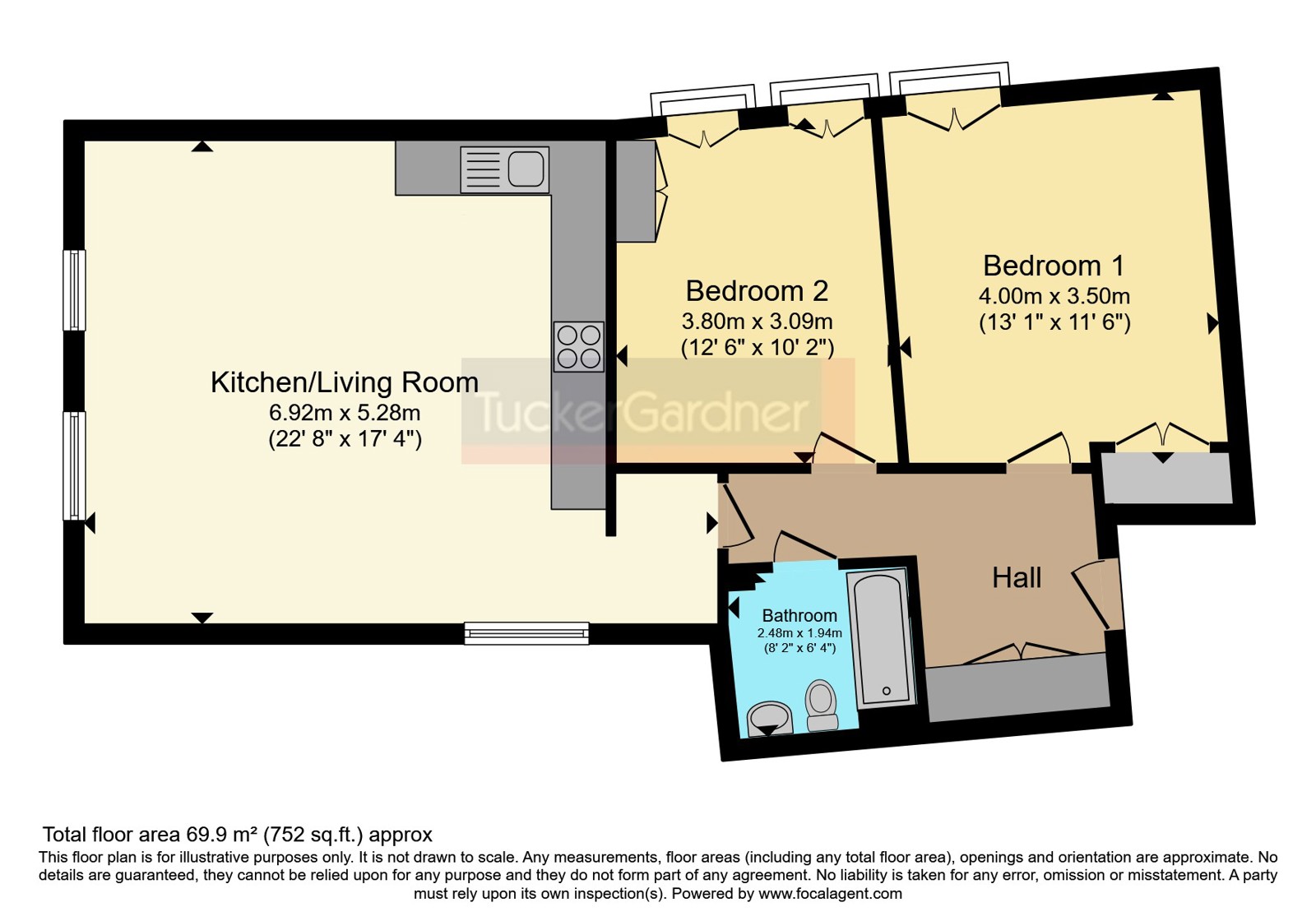 20, The Old Tannery East, 2, Broad Street, Cambridgeshire floorplan