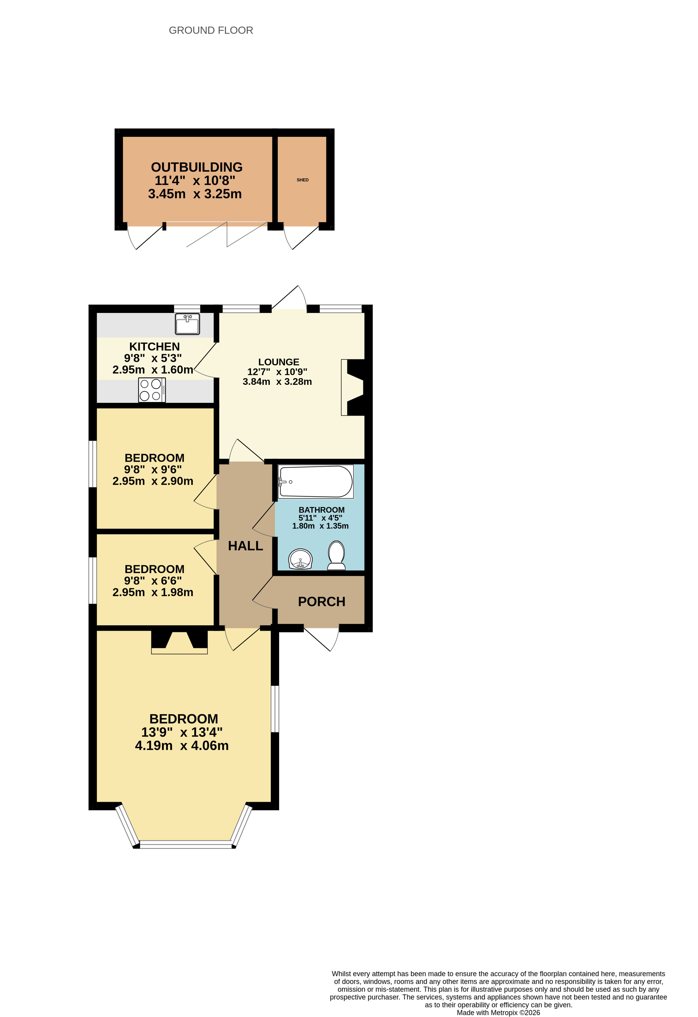 7, Grosvenor Road, Romford floorplan
