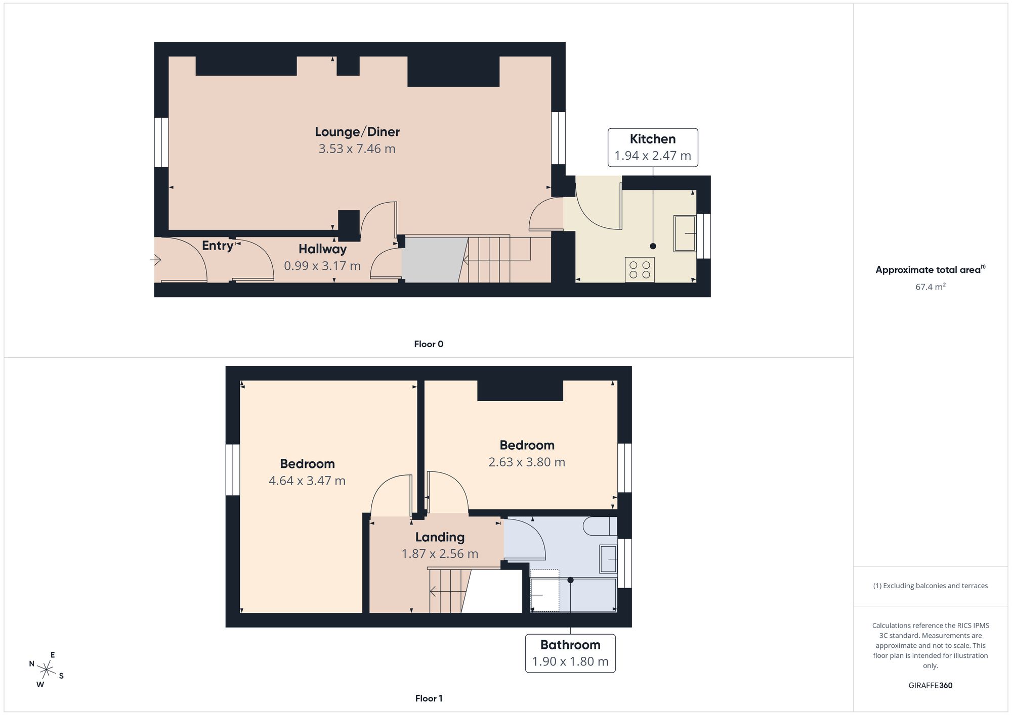 13 Mitchell Street, Chester Le Street floorplan