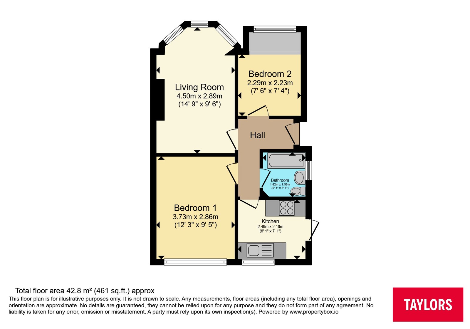 17, Franklin Crescent, Northamptonshire floorplan