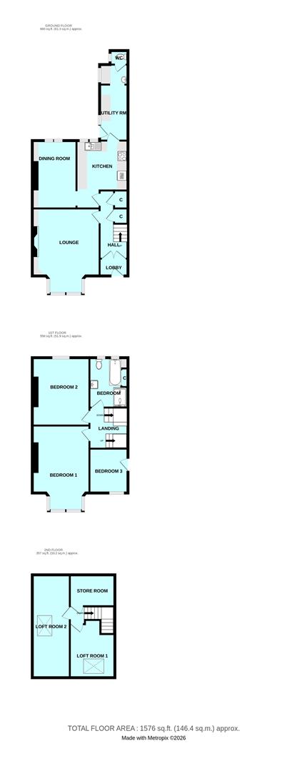 1, Coleridge Road, Plymouth floorplan