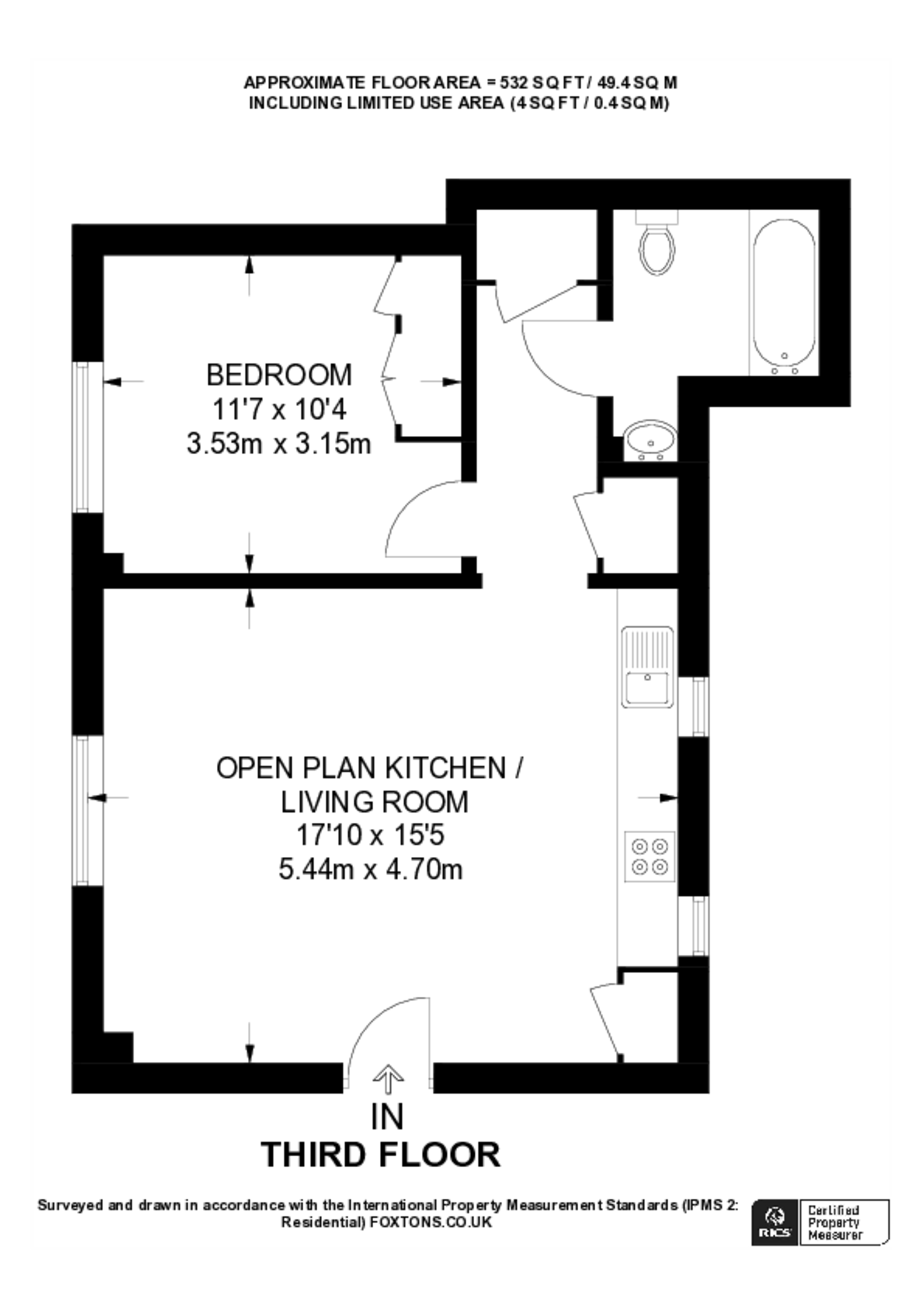 Westbourne Place, Maida Vale floorplan
