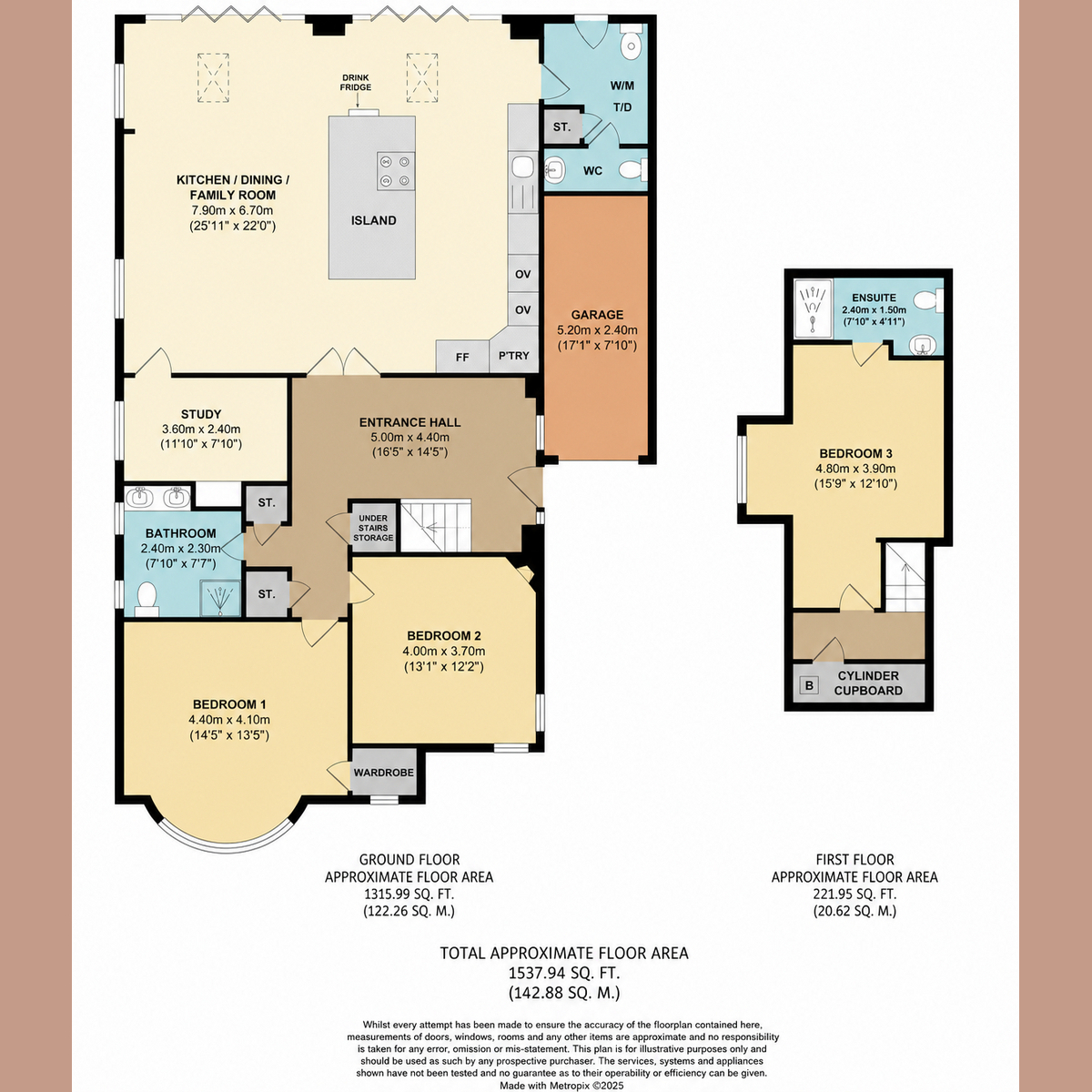 2, Thorpe Hall Close, Southend-on-Sea floorplan