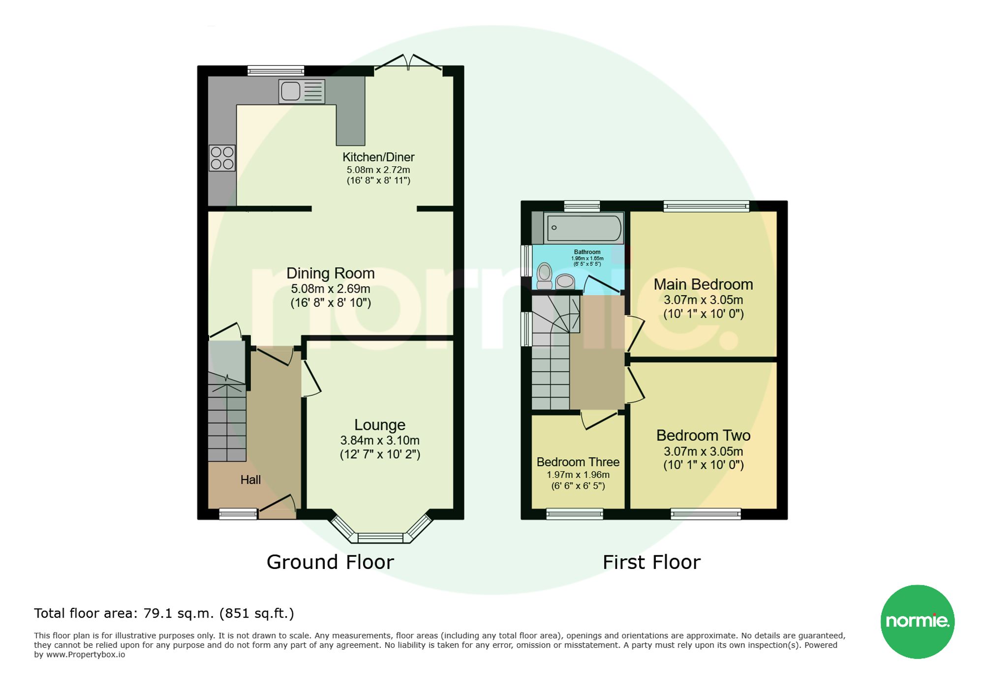 40 Pembroke Drive, Bury floorplan