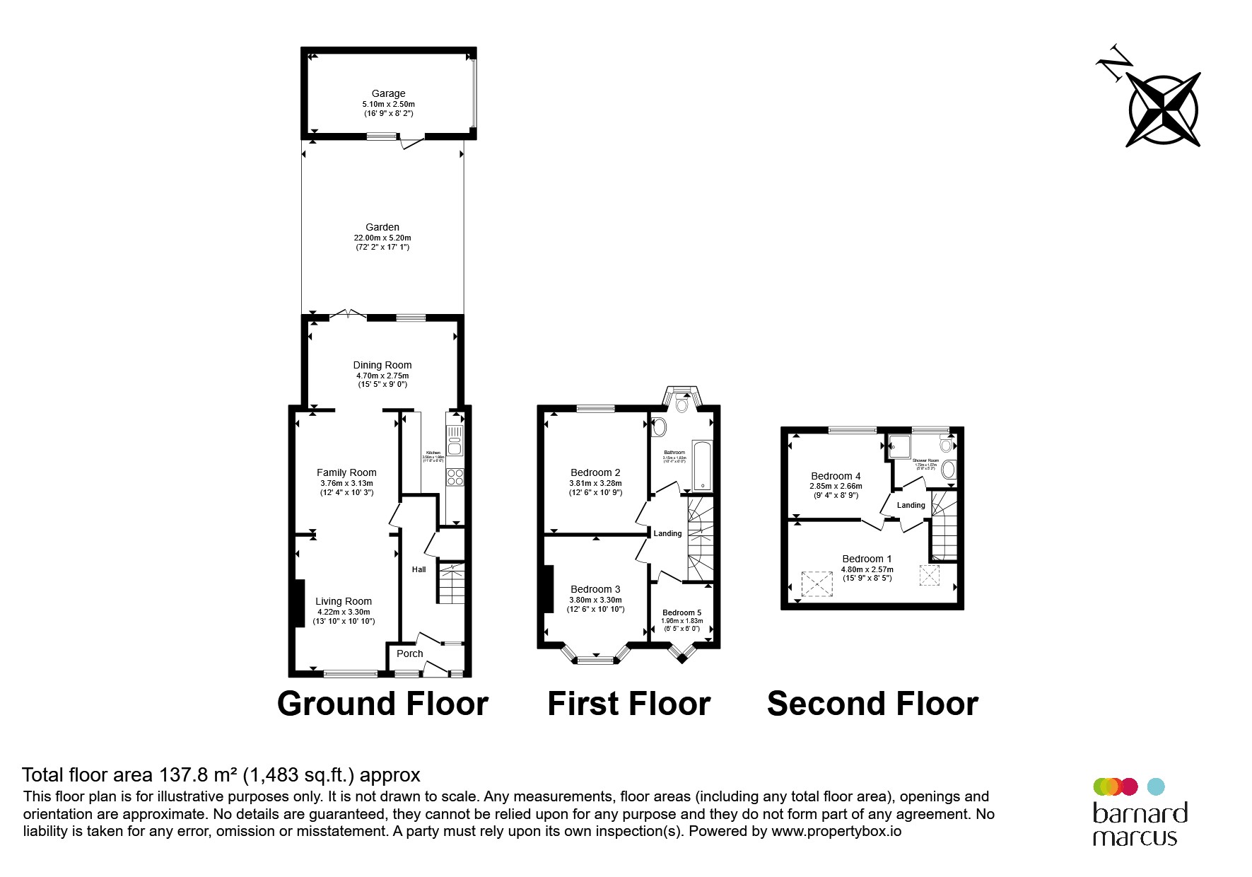 19, Hobart Road, Worcester Park floorplan