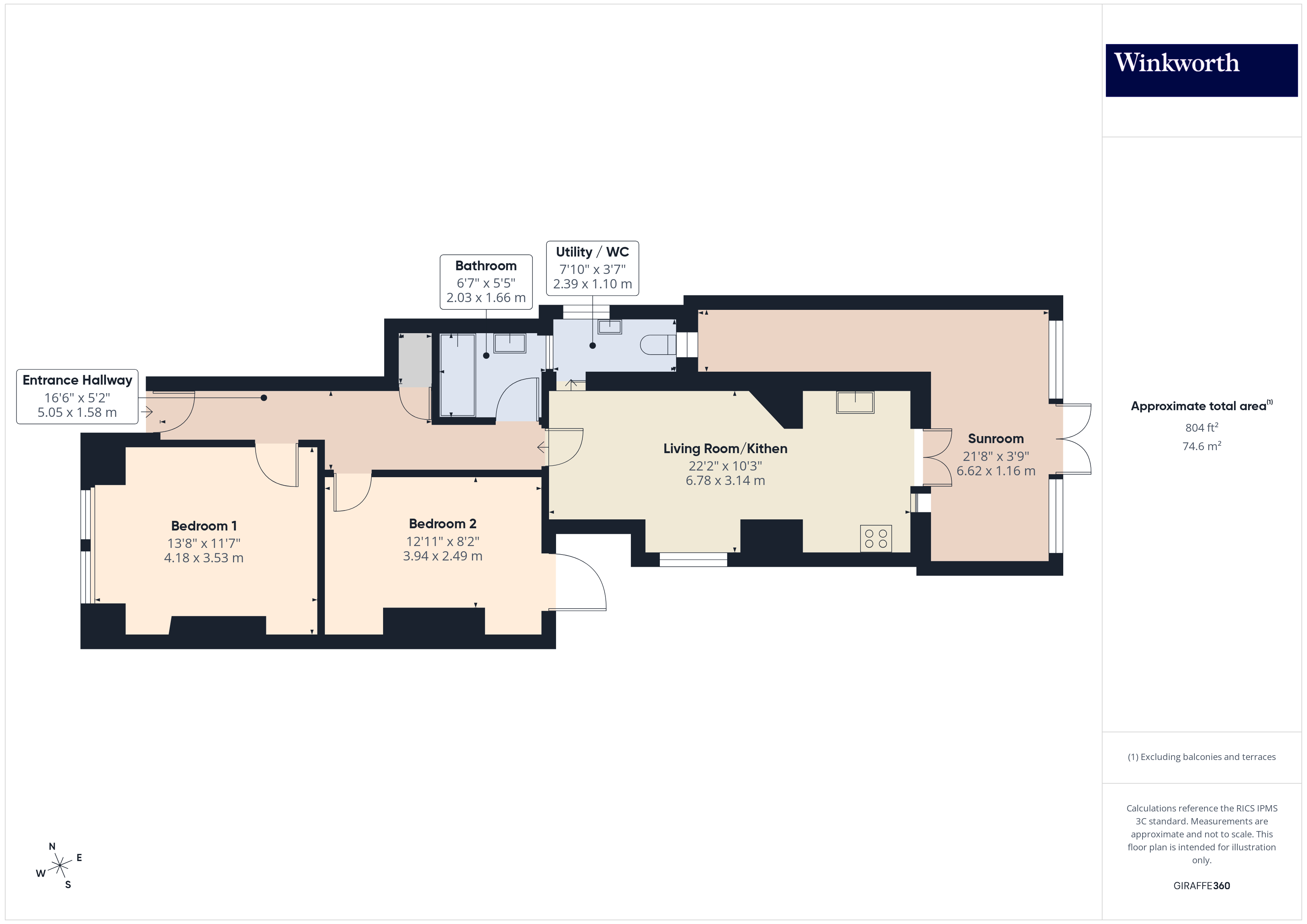 First Avenue, London floorplan
