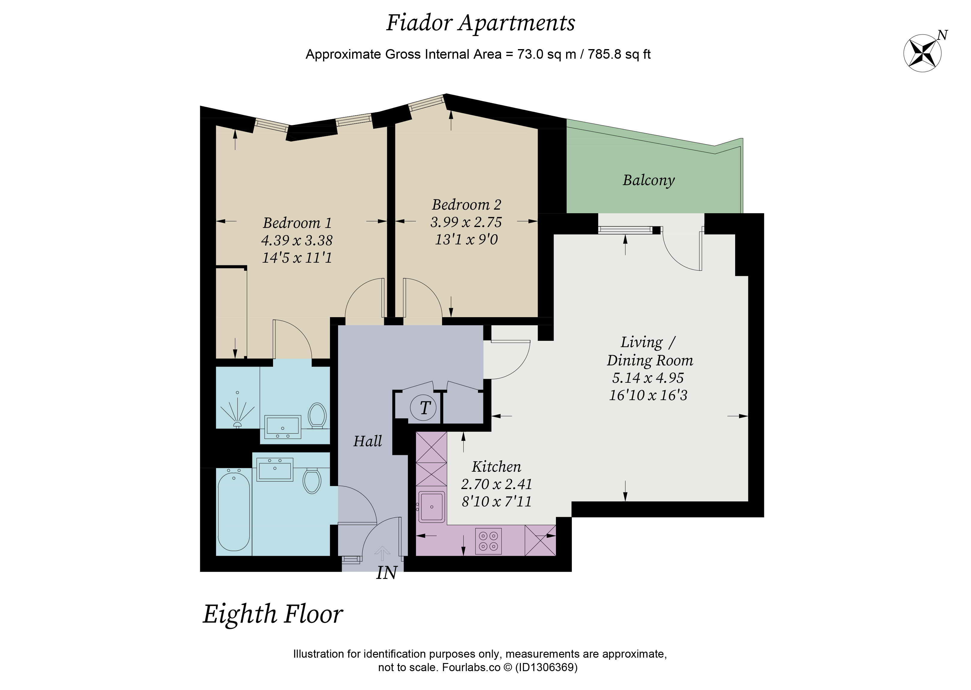 50, Fiador Apartments, 21, Telegraph Avenue, London floorplan
